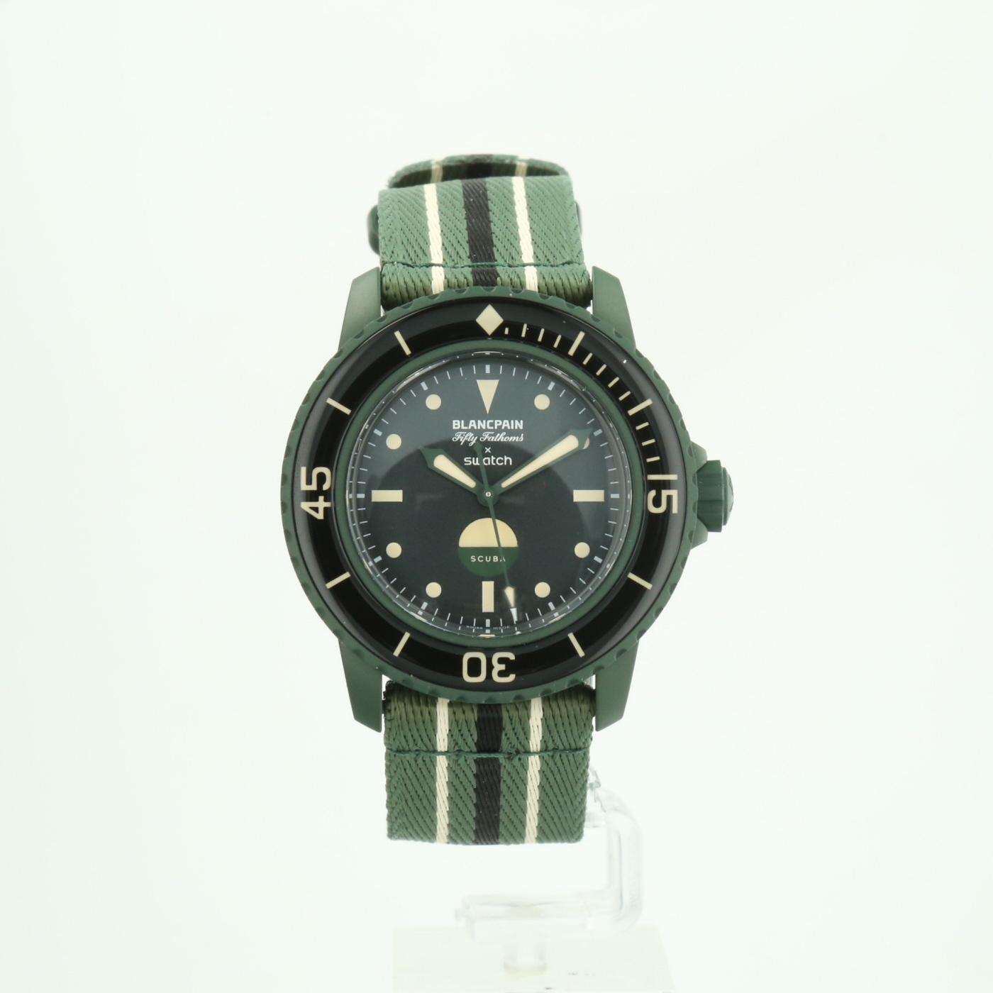The Swiss Collector - Shop | SWATCH X BLANCPAIN SCUBA GREEN ABYSS
