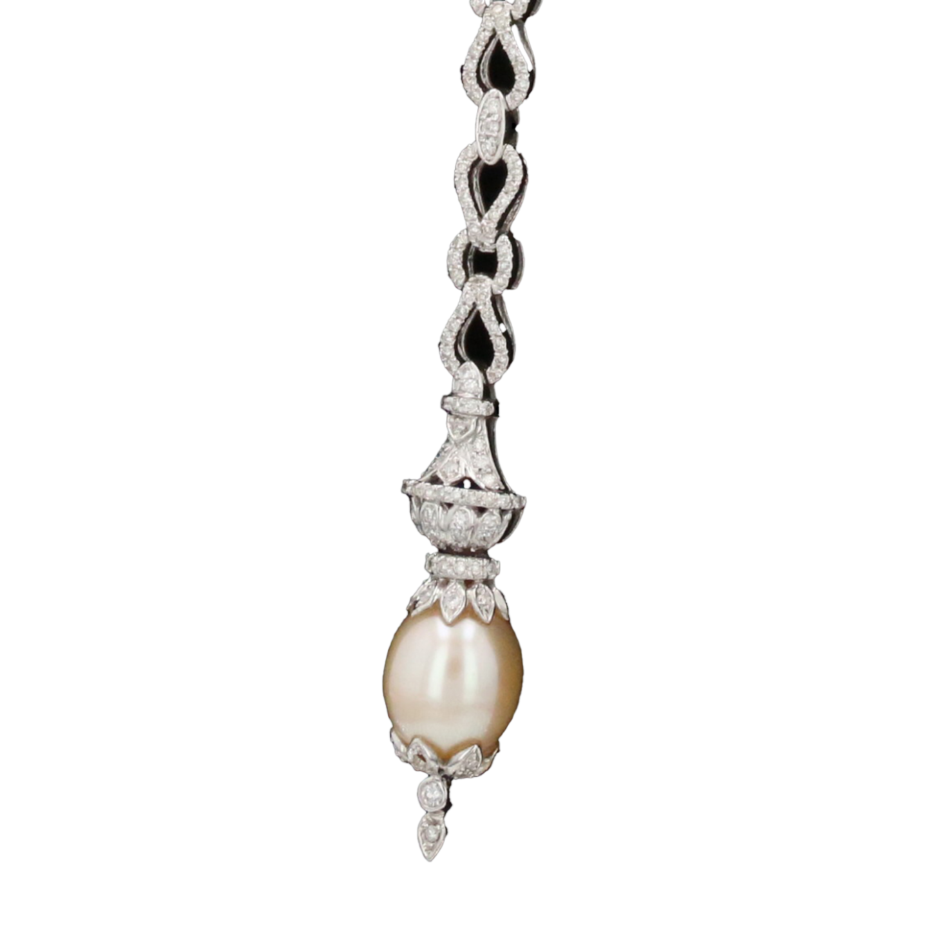 PARURE_COMPLÈTE_OR_GRIS_PERLES_ET_DIAMANTS image