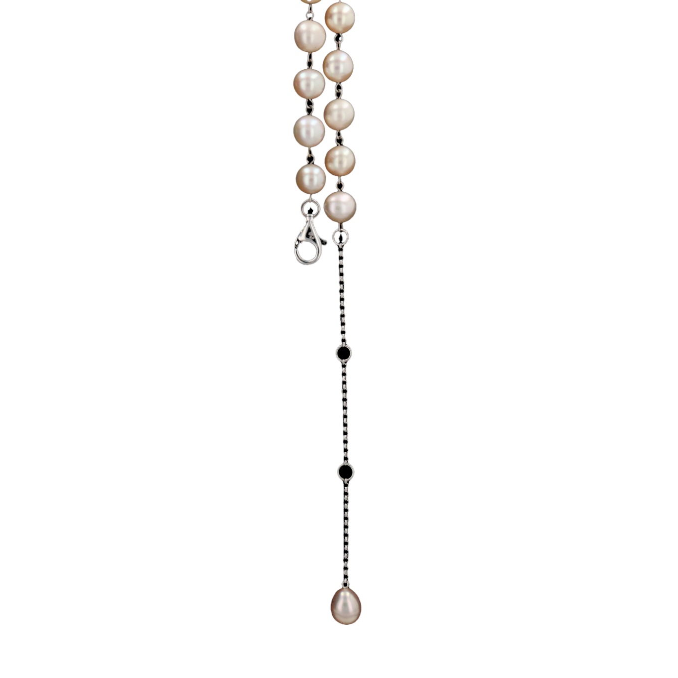 PARURE_COMPLÈTE_OR_GRIS_PERLES_ET_DIAMANTS image