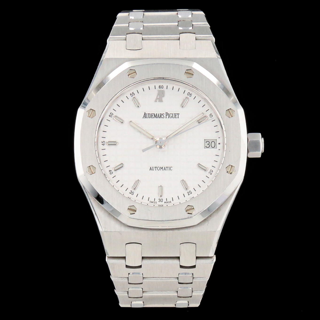 Cadran De Montre Original Audemars Piguet, Diamètre 22.55 Mm (pour Boîtier ~36mm) - Argent, Occasion