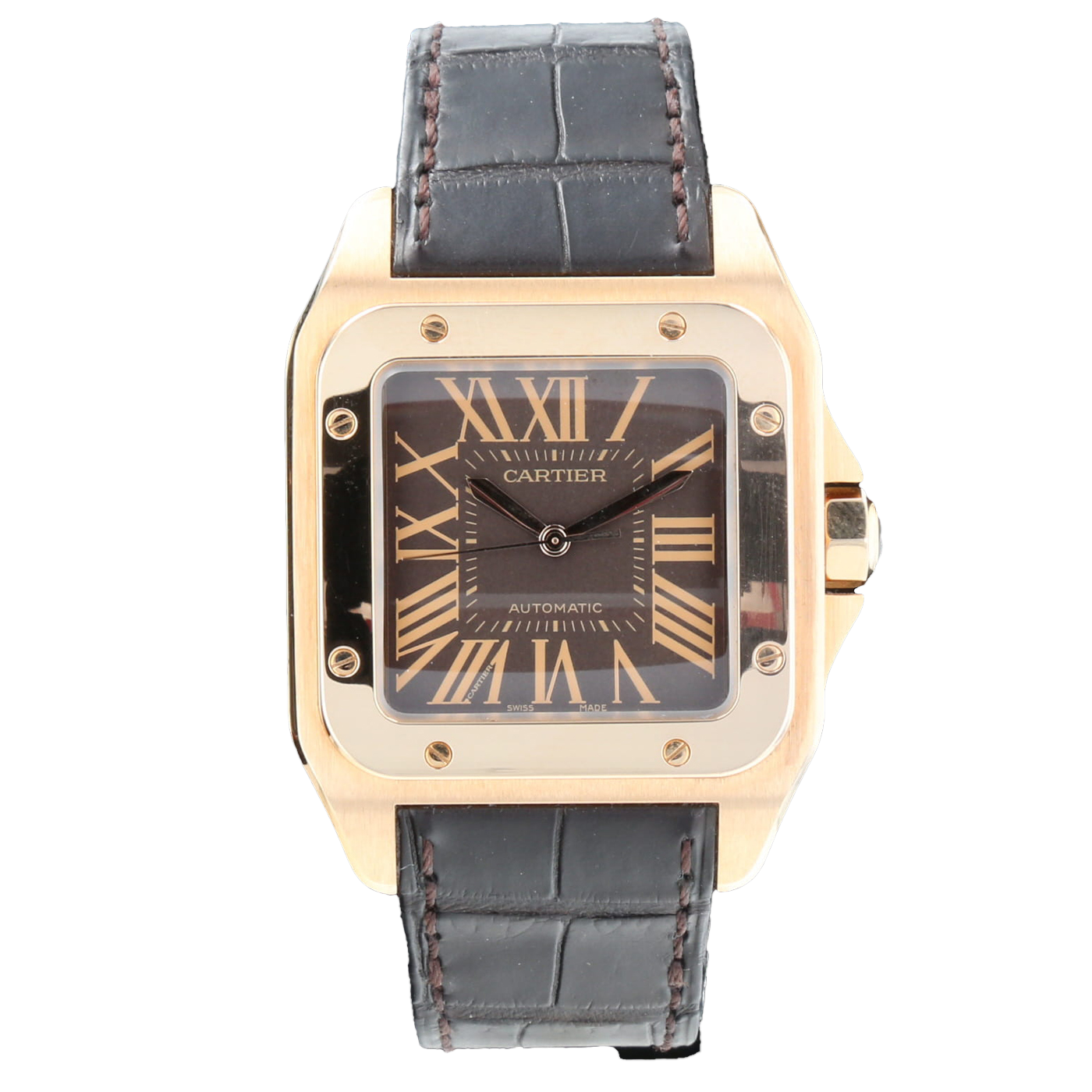 CARTIER SANTOS 100 OR ROSE
