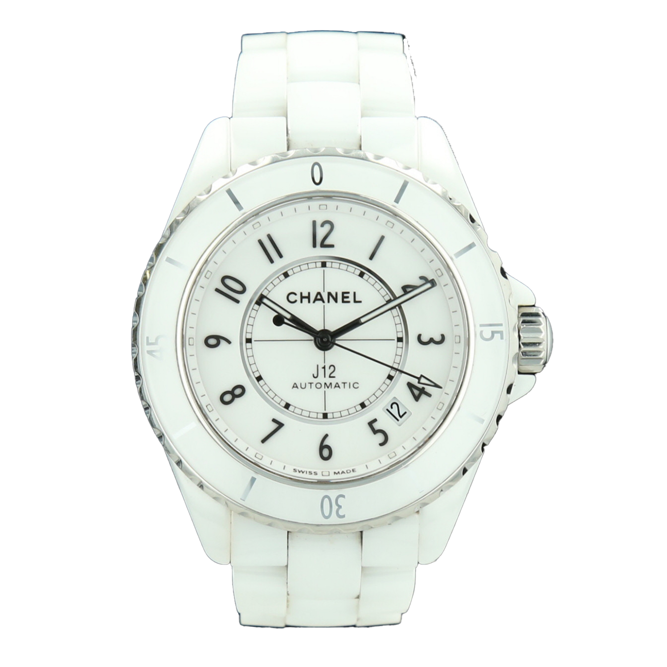 CHANEL J12 CÉRAMIQUE BLANCHE 38MM