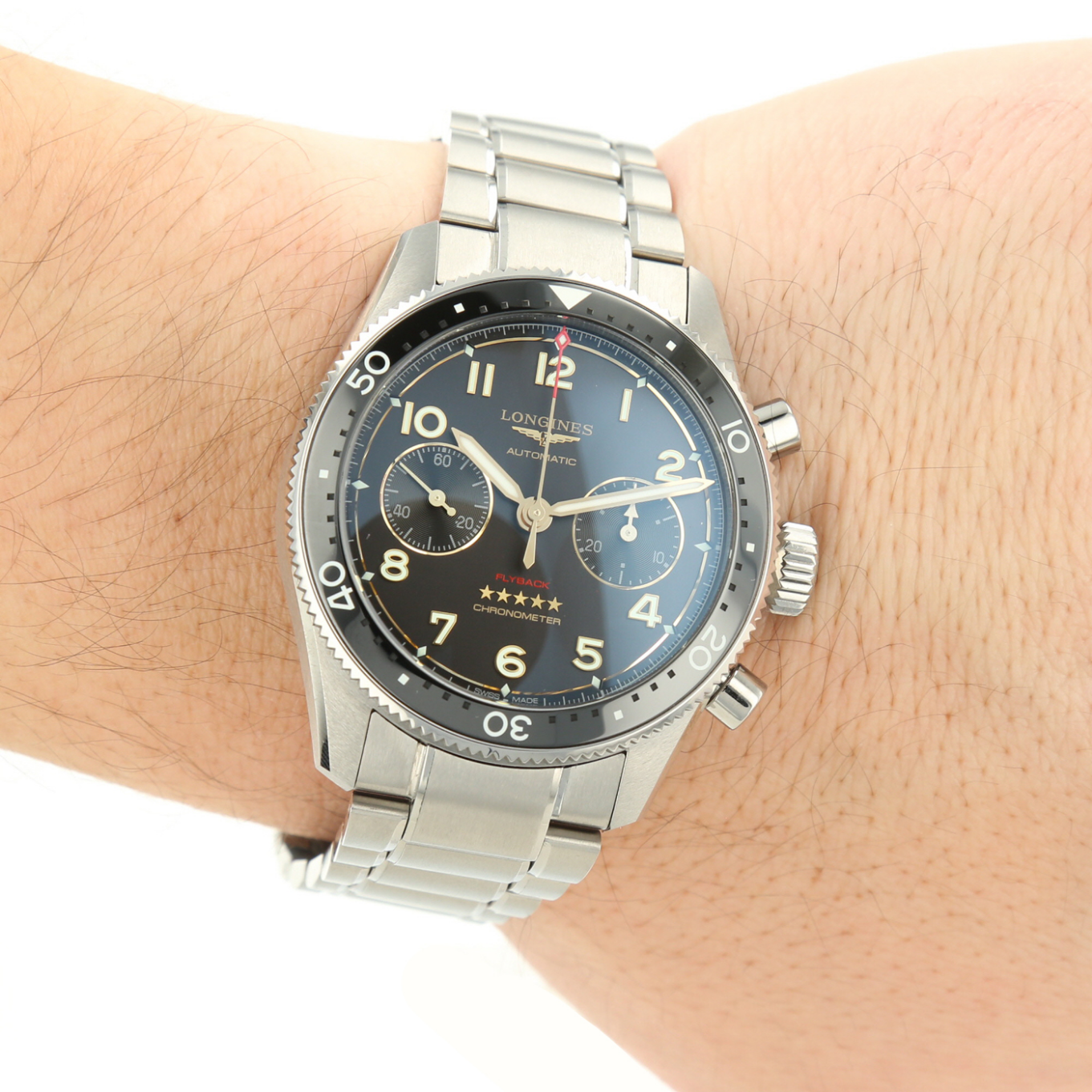 LONGINES_SPIRIT_FLYBACK_TITANIUM image