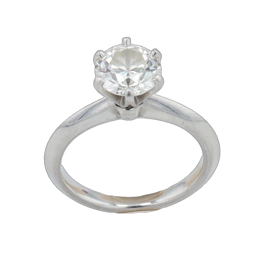 BAGUE_SOLITAIRE_TIFFANY_&_CO_EN_PLATINE_ET_DIAMANT image