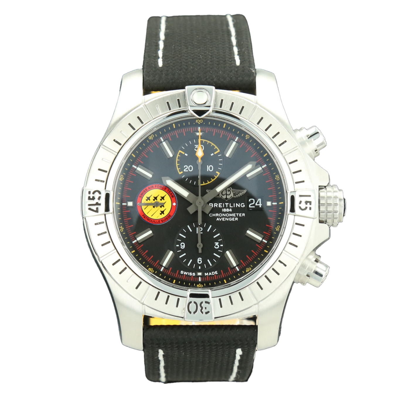 BREITLING_AVENGER_CHRONOGRAPH_45_SWISS_AIR_FORCE_TEAM image