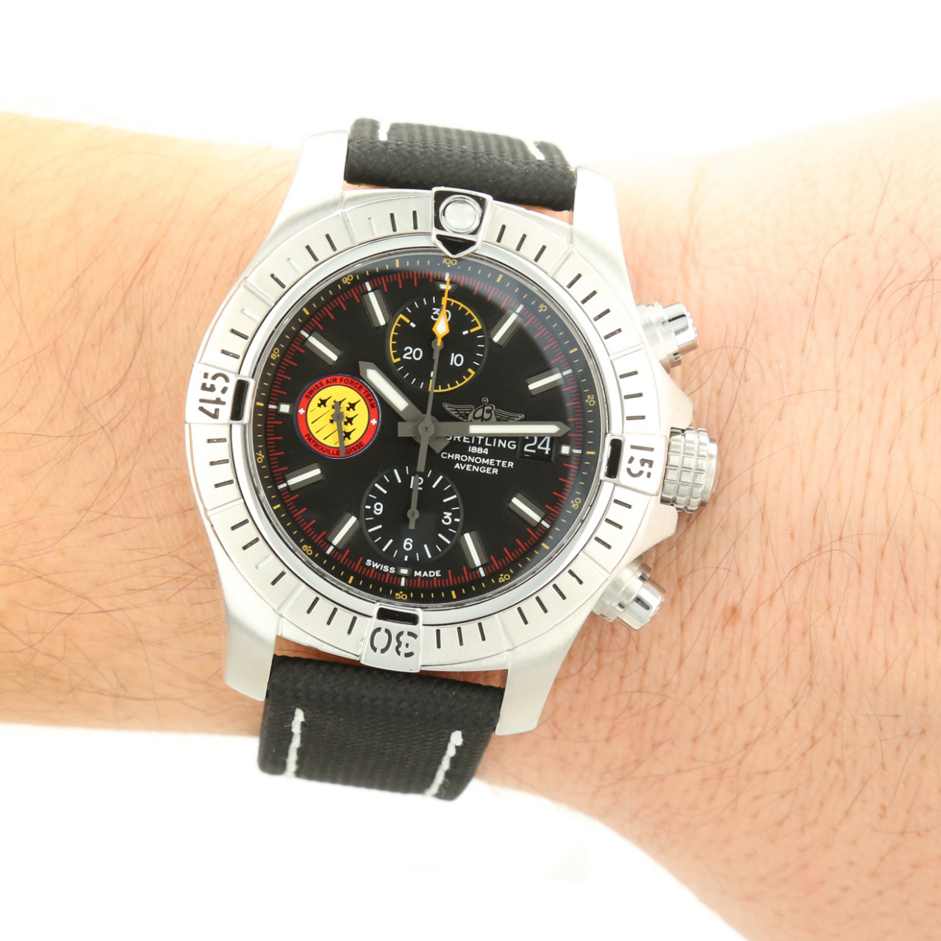 BREITLING_AVENGER_CHRONOGRAPH_45_SWISS_AIR_FORCE_TEAM image