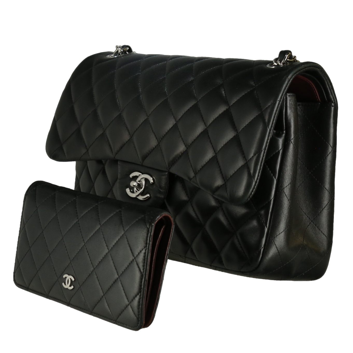 SAC_CHANEL_TIMELESS_CLASSIC_DOUBLE_FLAP_JUMBO_ET_PORTE_MONNAIE image