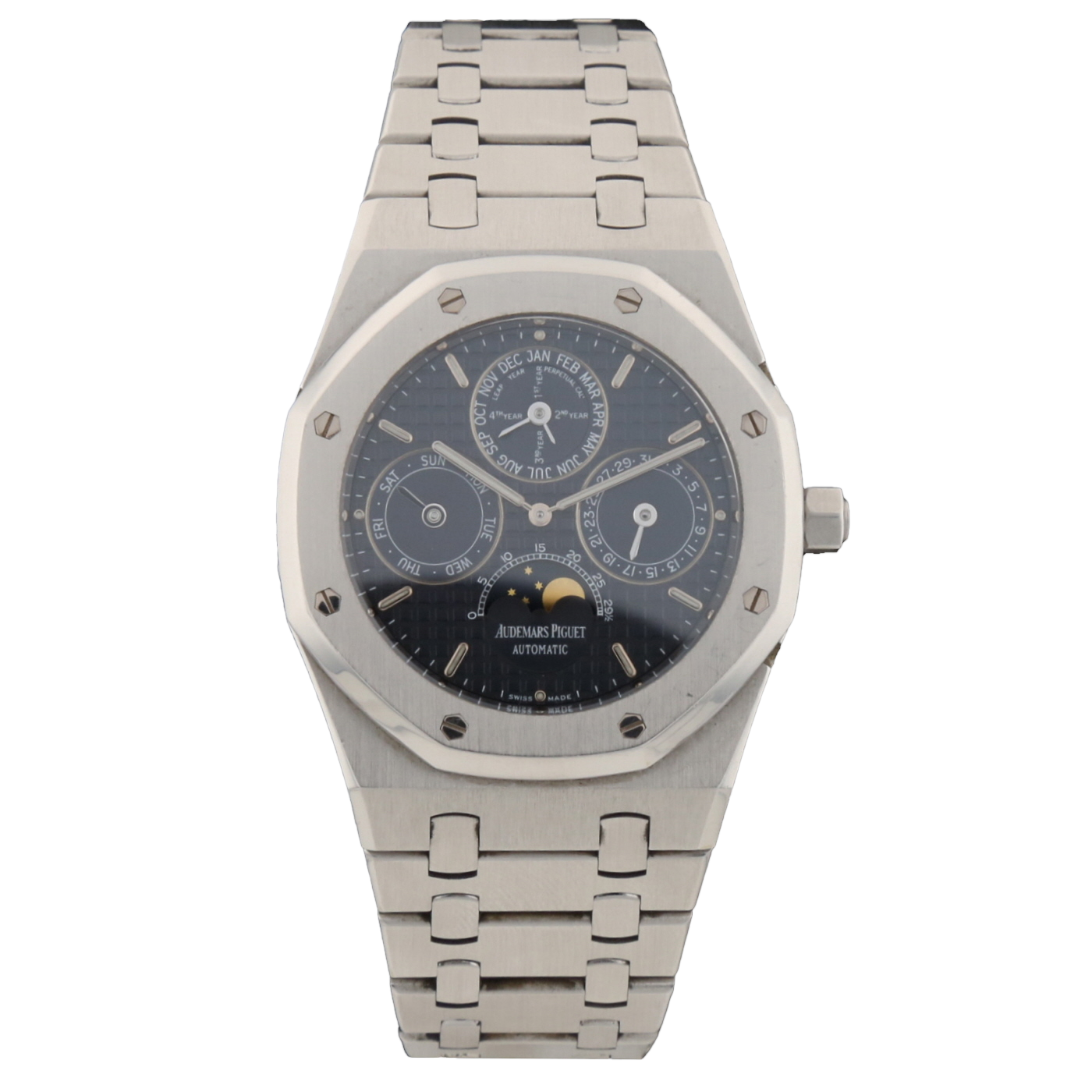 AUDEMARS PIGUET ROYAL OAK PERPETUAL CALENDAR BLUE DIAL