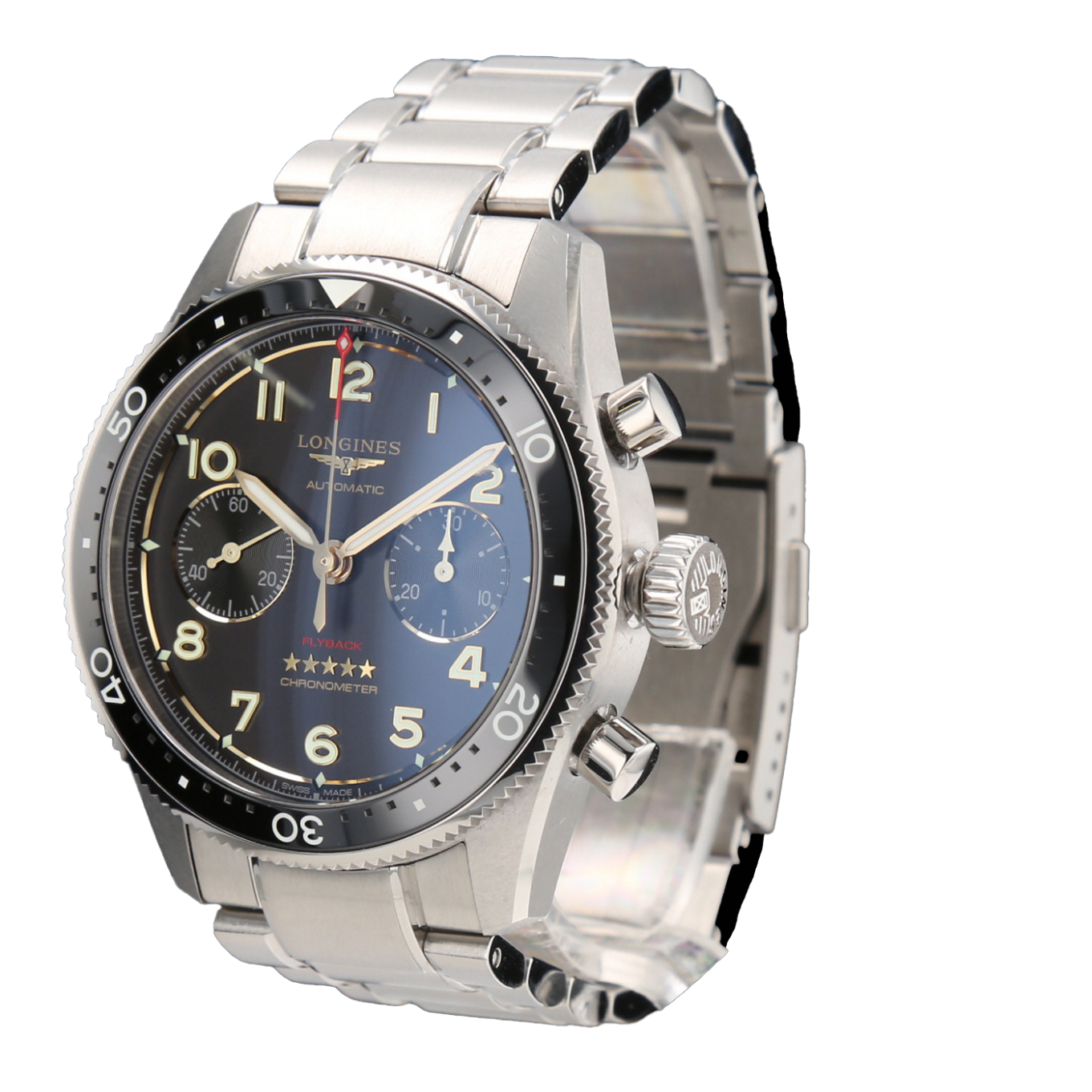 LONGINES_SPIRIT_FLYBACK_TITANIUM image