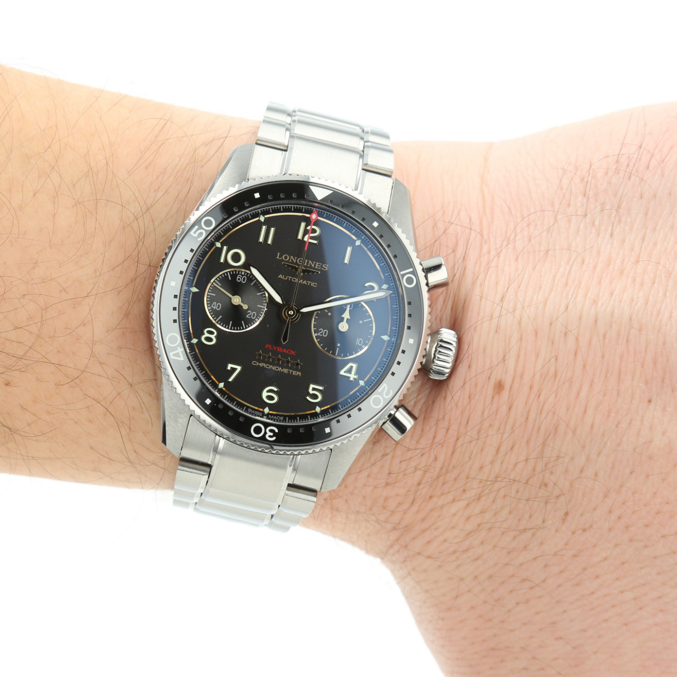 LONGINES_SPIRIT_FLYBACK_TITANIUM image