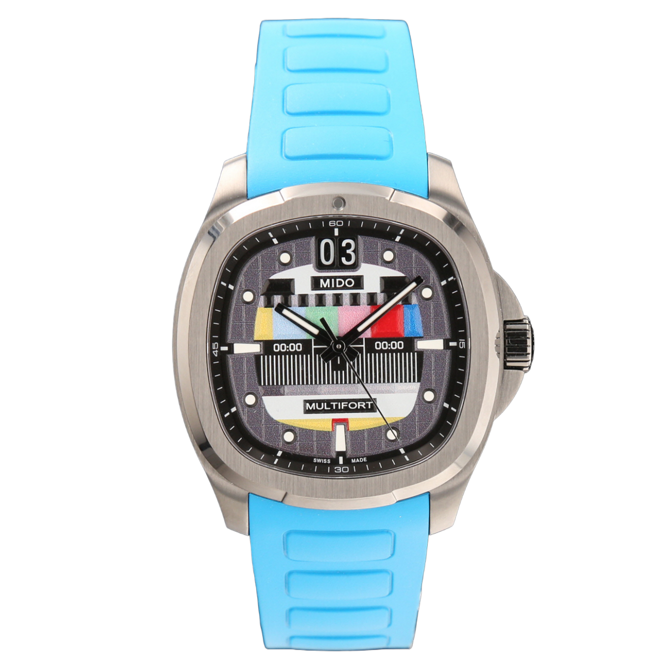 Montre Bracelet Mido Multifort Vintage En Acier - Occasion, Fonctionne