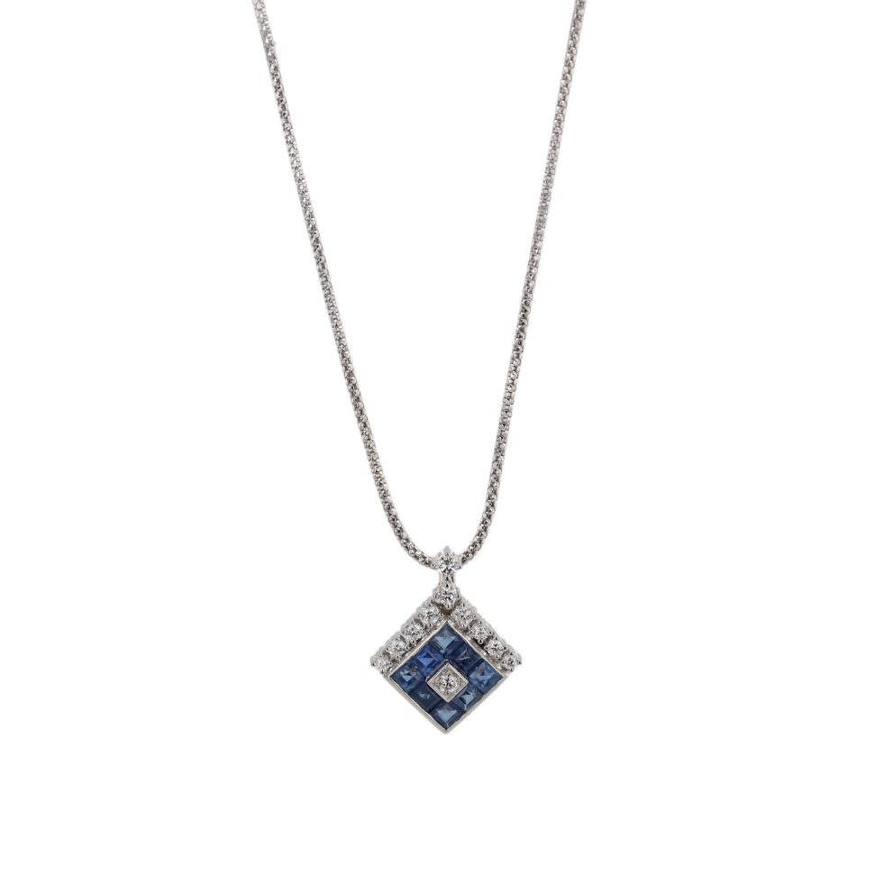 COLLIER_PENDENTIF__MOSAÏQUE__SAPHIRS_&_DIAMANTS image