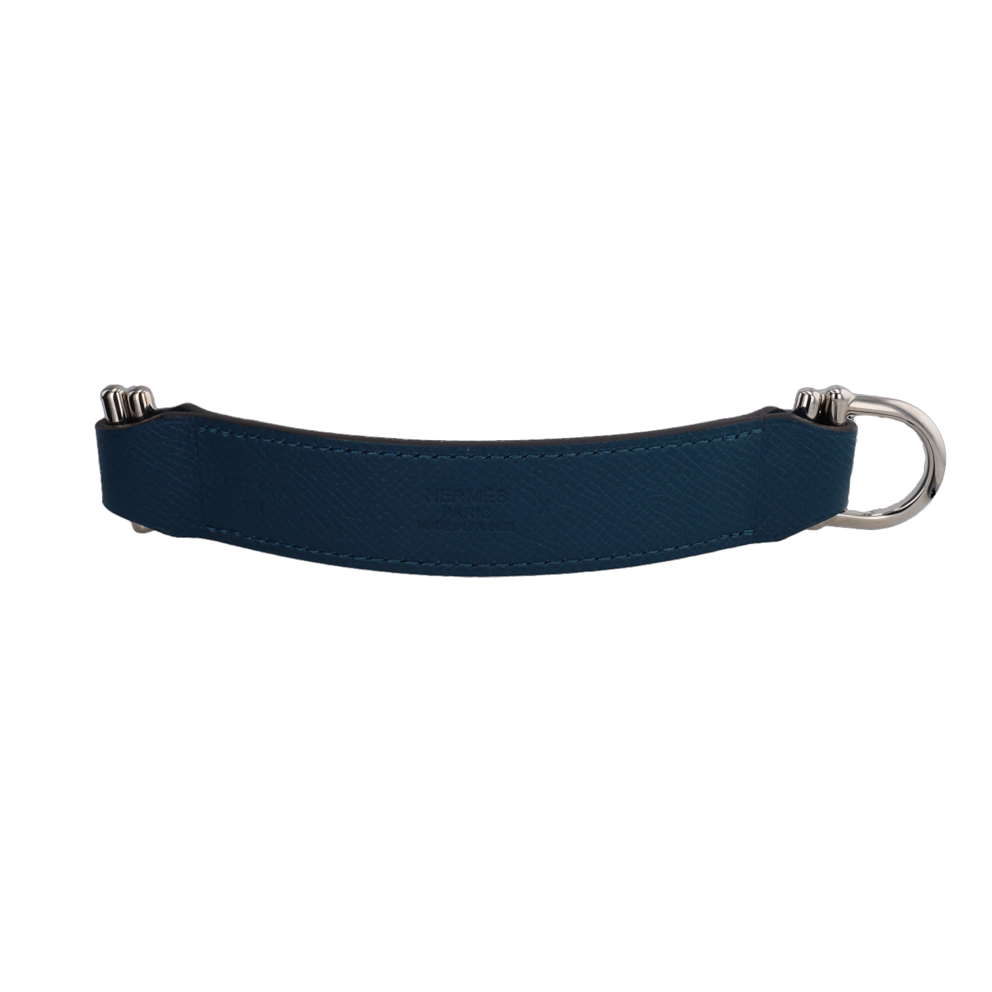 BOUCLE DE CEINTURE HERMÈS ROMANCE EN CUIR.