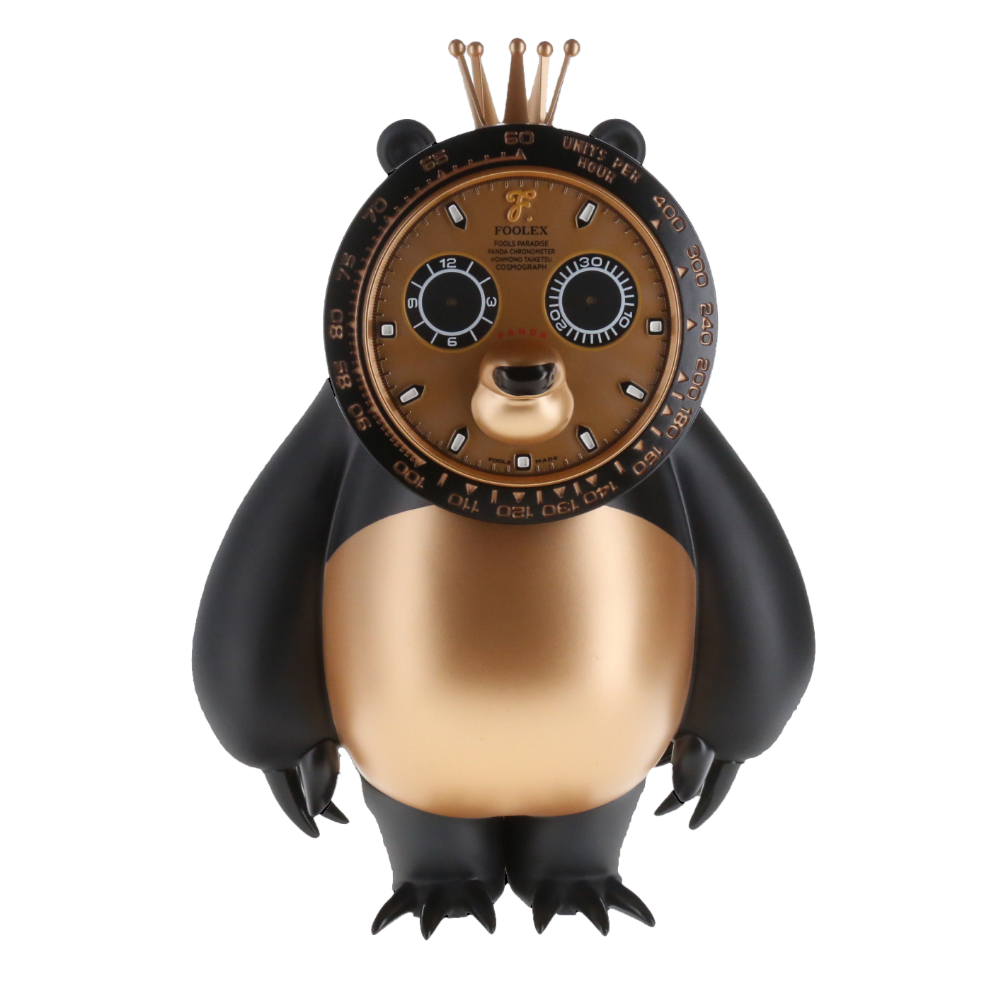STATUETTE_FOOLEX_HONMONO_TAIKETSU____PANDA_BLKSIE_GOLD image