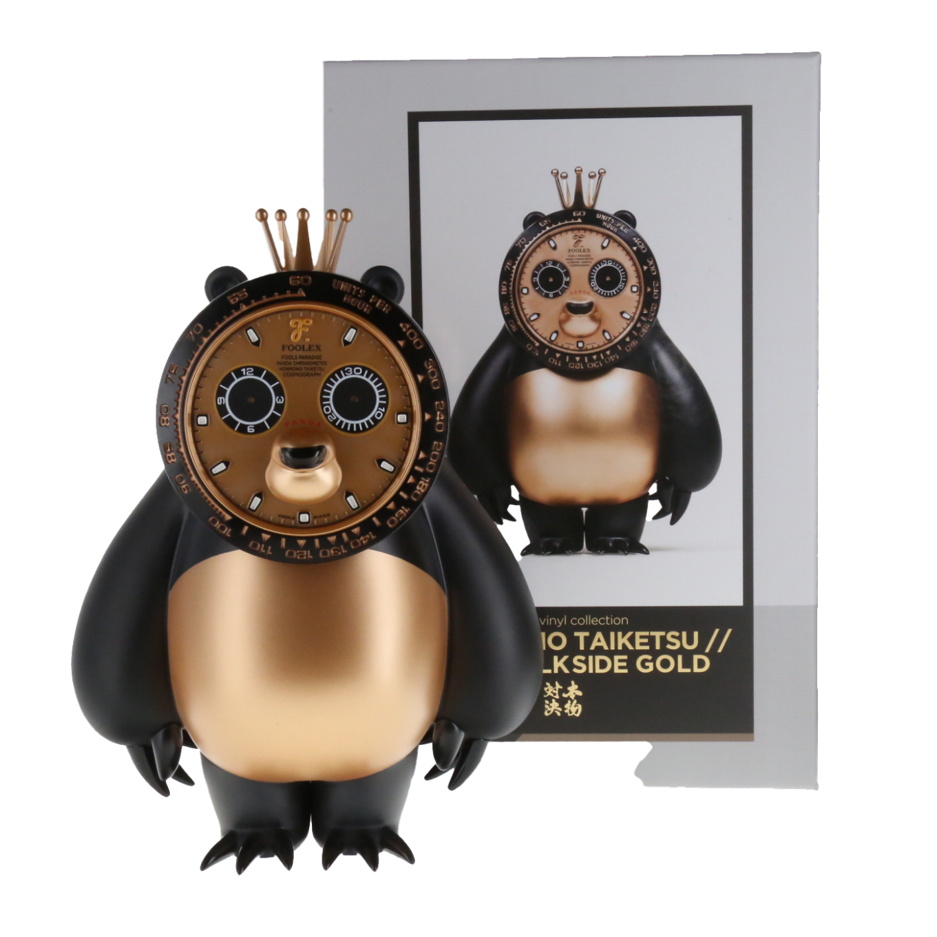 STATUETTE_FOOLEX_HONMONO_TAIKETSU____PANDA_BLKSIE_GOLD image