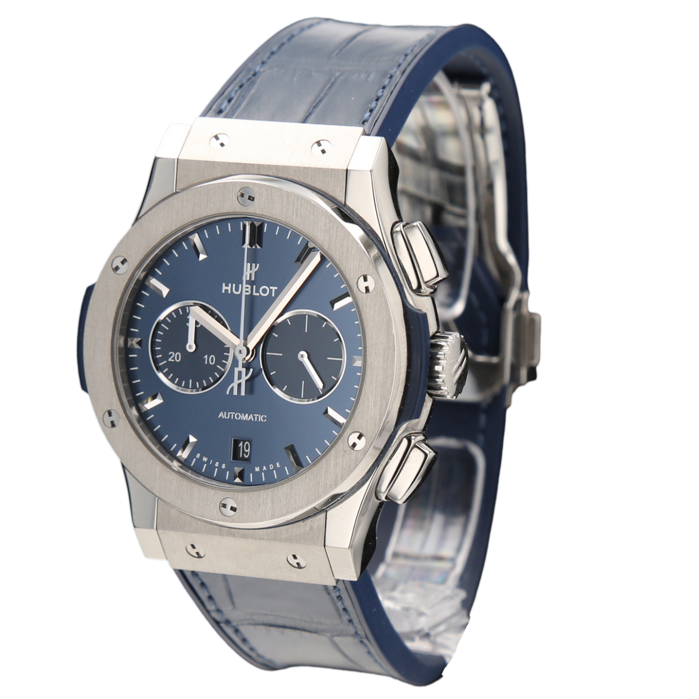 HUBLOT_CLASSIC_FUSION_CHRONOGRAPH_TITANIUM_BLUE image