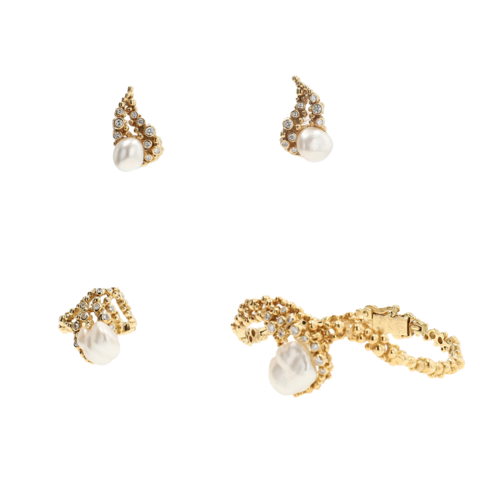 PARURE_GILBERT_ALBERT_MIMOSA_PERLES_ET_DIAMANTS image