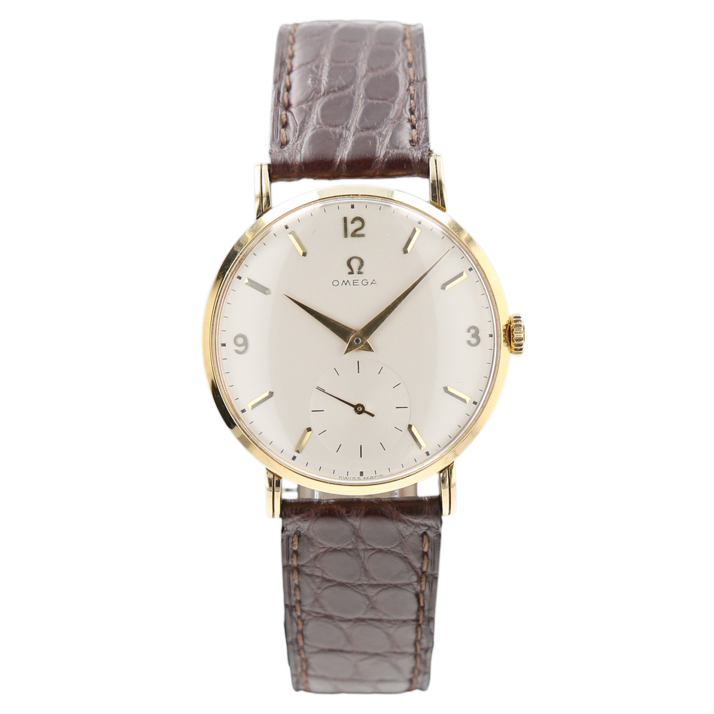 Montre Suisse De Luxe Femme - 36 Diamants - Mouvement Quartz - Cadran Blanc Chiffres Romains - Bracelet Cuir Noir - Neuve Avec Certificat
