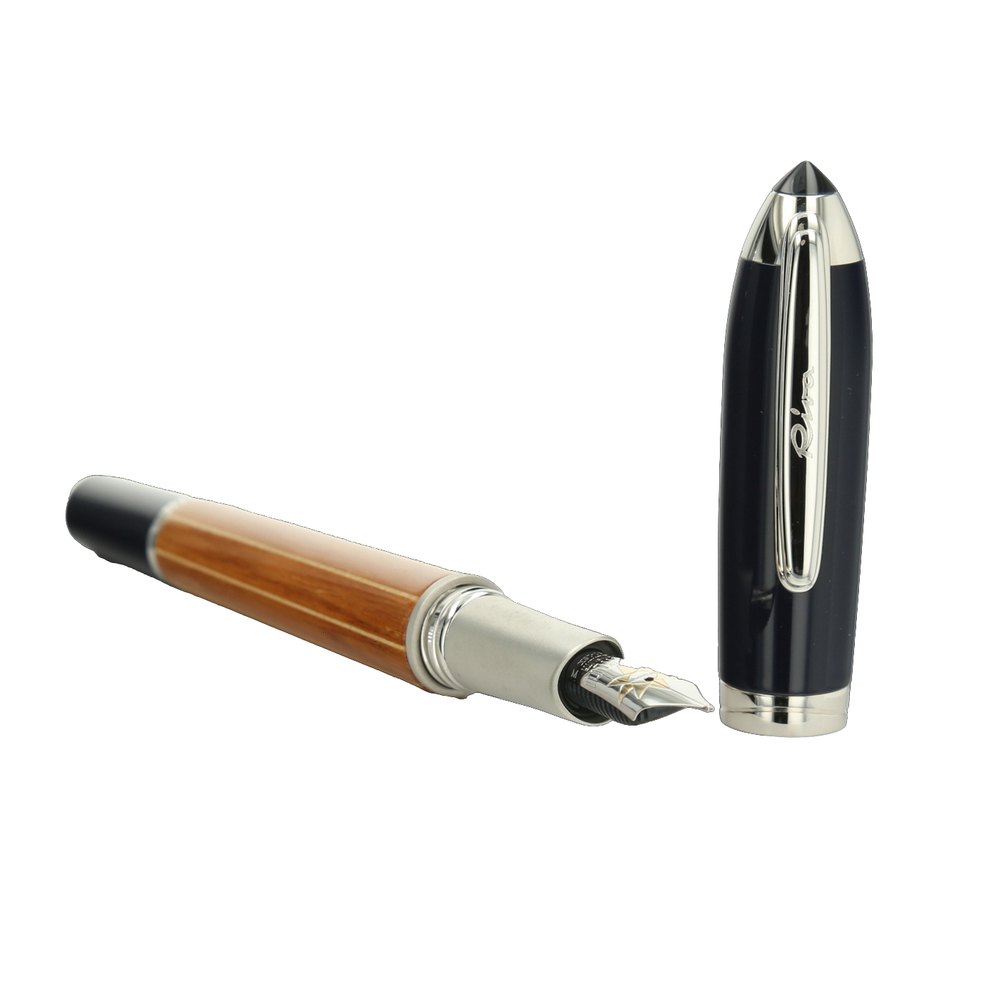 The Swiss Collector - Shop | Tibaldi Riva Fountain Pen T4R.FP.NBL Wood ...