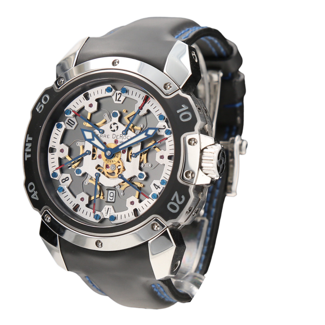 The Swiss Collector - Shop | Pierre DeRoche TNT Royal Retro Titane ...