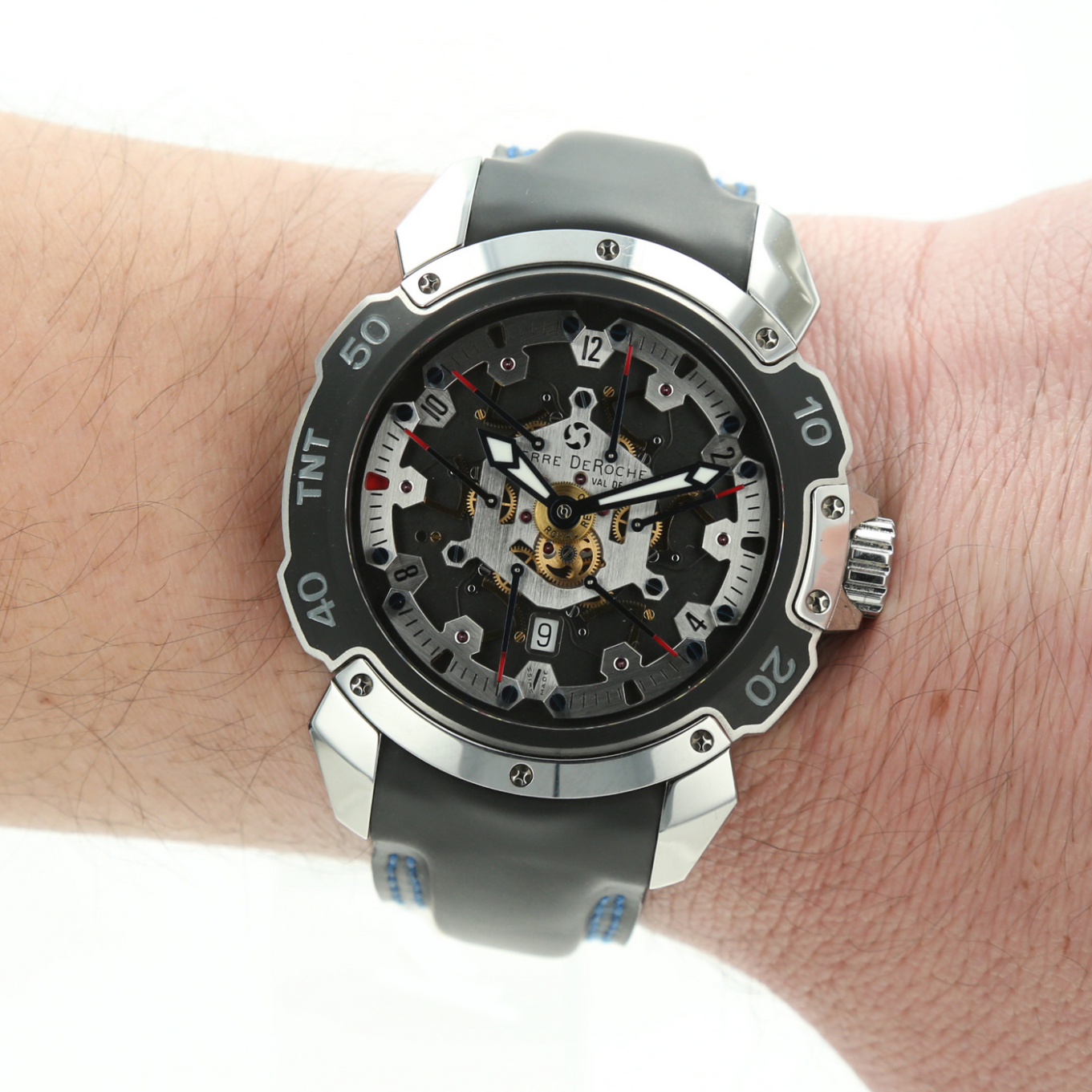 The Swiss Collector - Shop | Pierre DeRoche TNT Royal Retro Titane ...