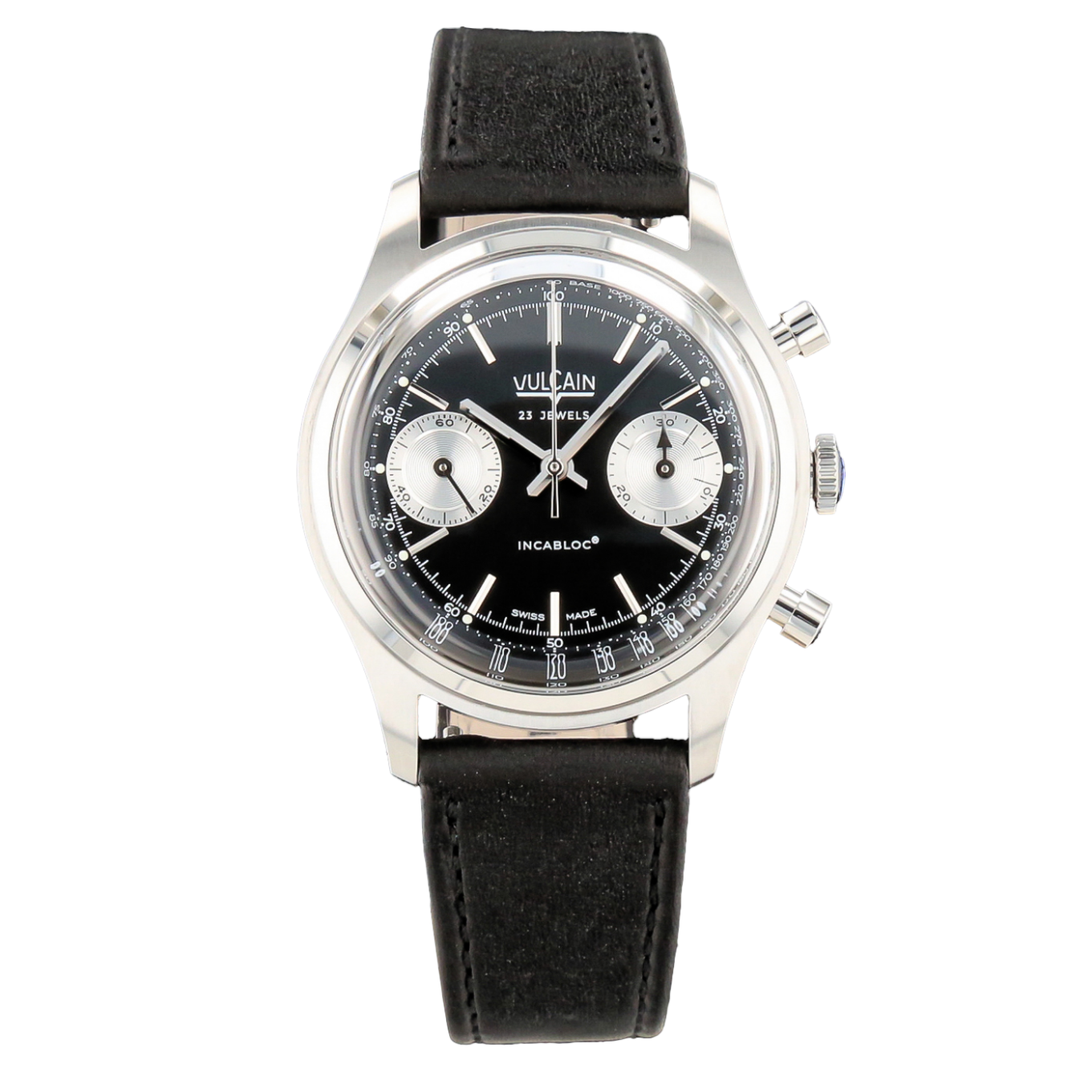 VULCAIN_CHRONOGRAPH_1970'S__BLACK_&_SILVER image