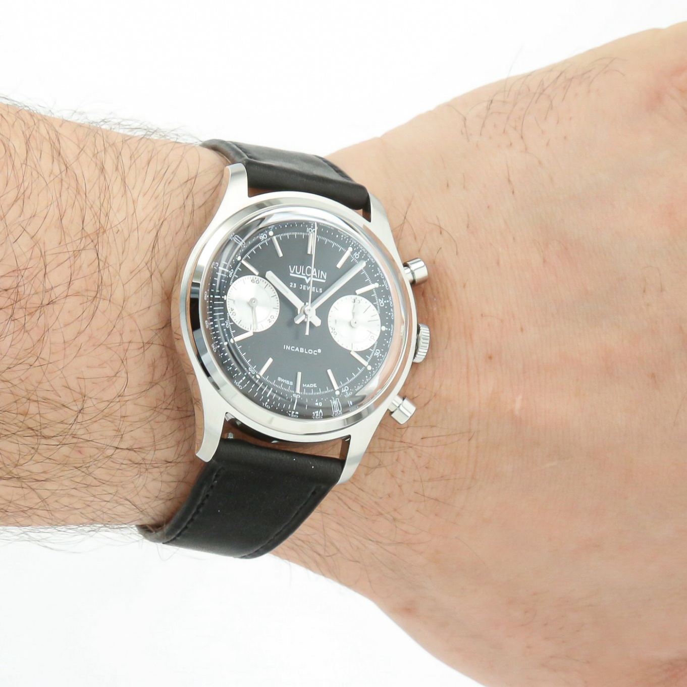 VULCAIN_CHRONOGRAPH_1970'S__BLACK_&_SILVER image