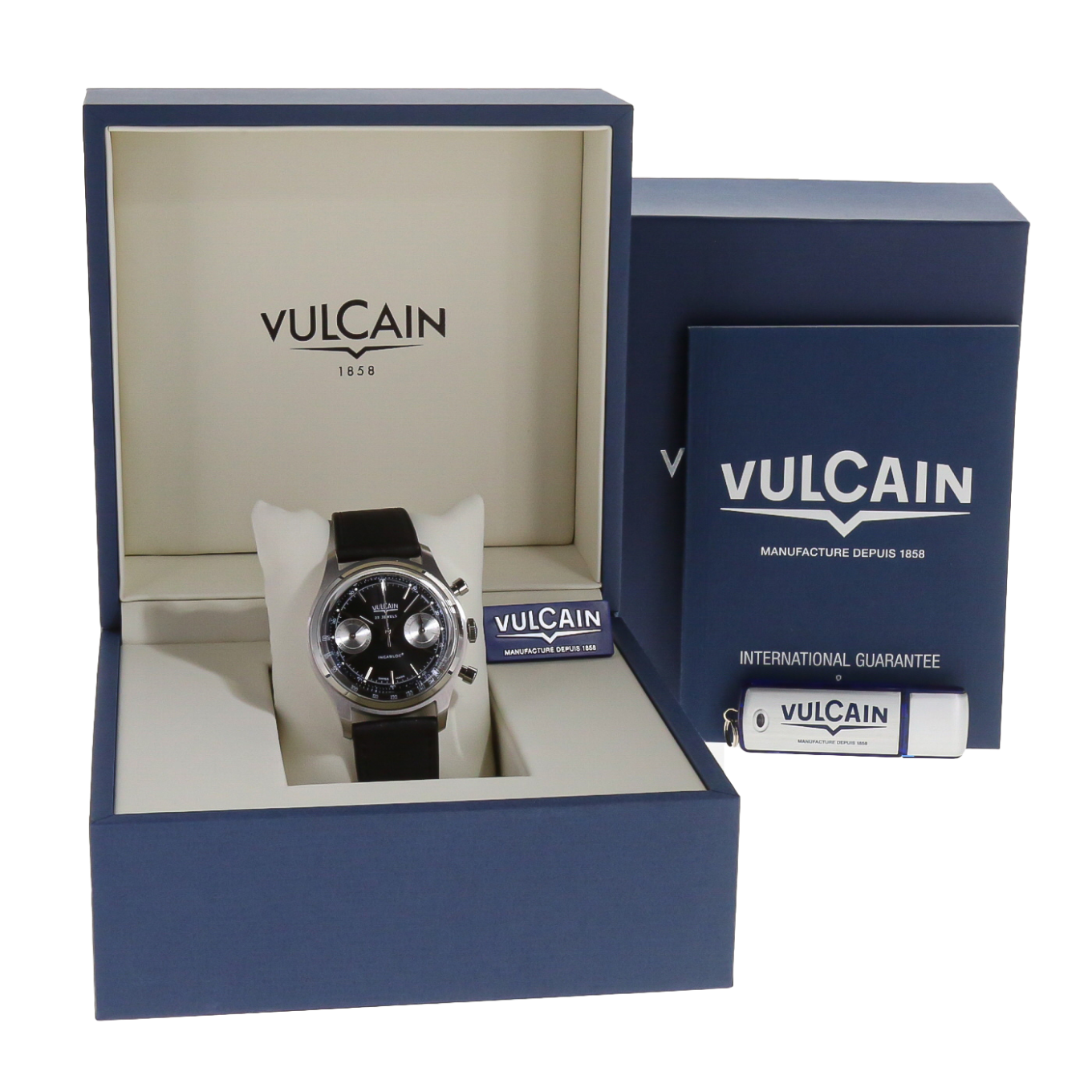 VULCAIN_CHRONOGRAPH_1970'S__BLACK_&_SILVER image