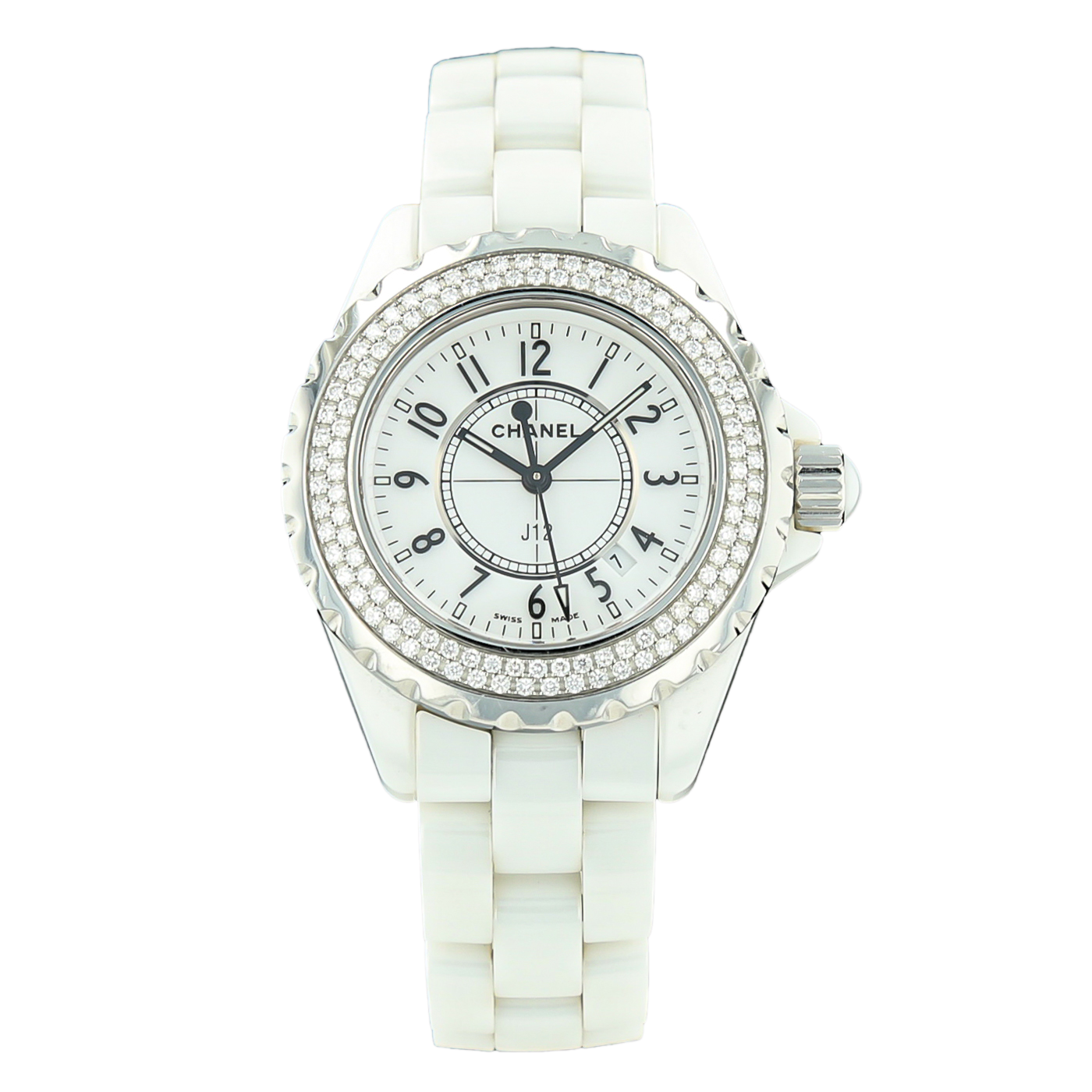 CHANEL J12 CÉRAMIQUE DIAMANTS