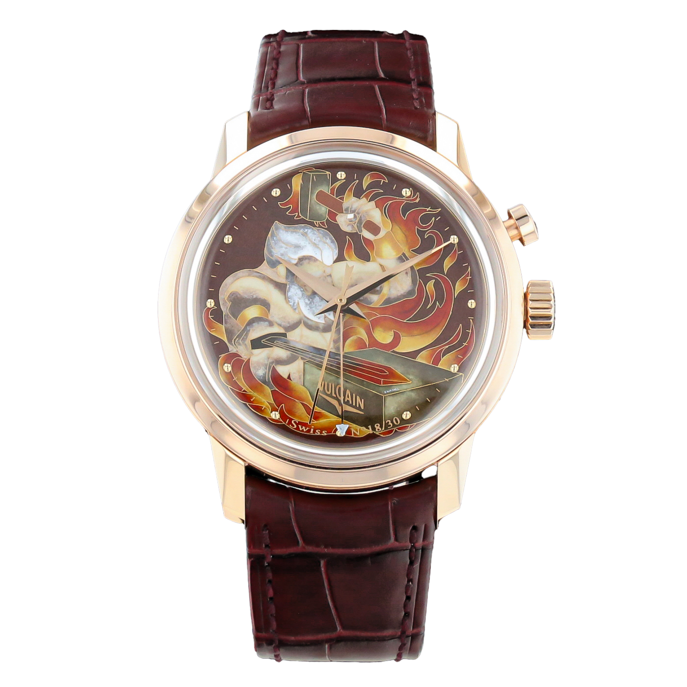 VULCAIN 50S PRESIDENTS' CLOISONNÉ GRAND FEU "LE FORGERON"