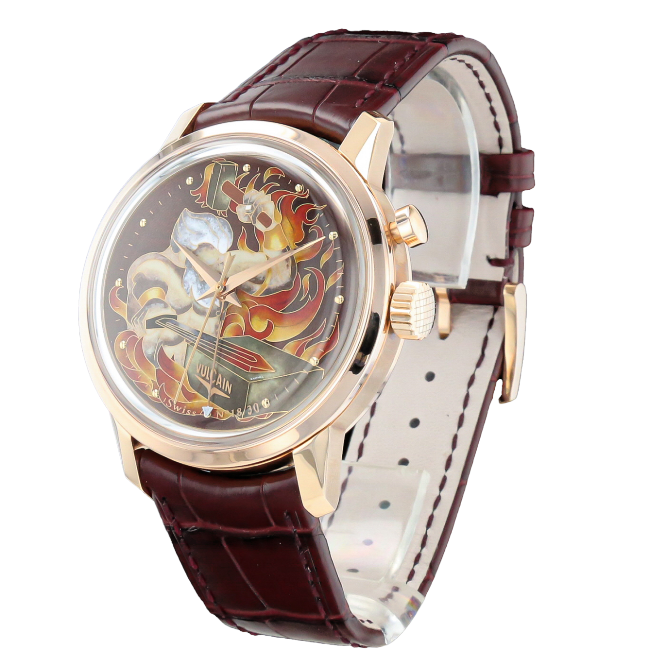 VULCAIN_50S_PRESIDENTS'_CLOISONNE_GRAND_FEU__LE_FORGERON image