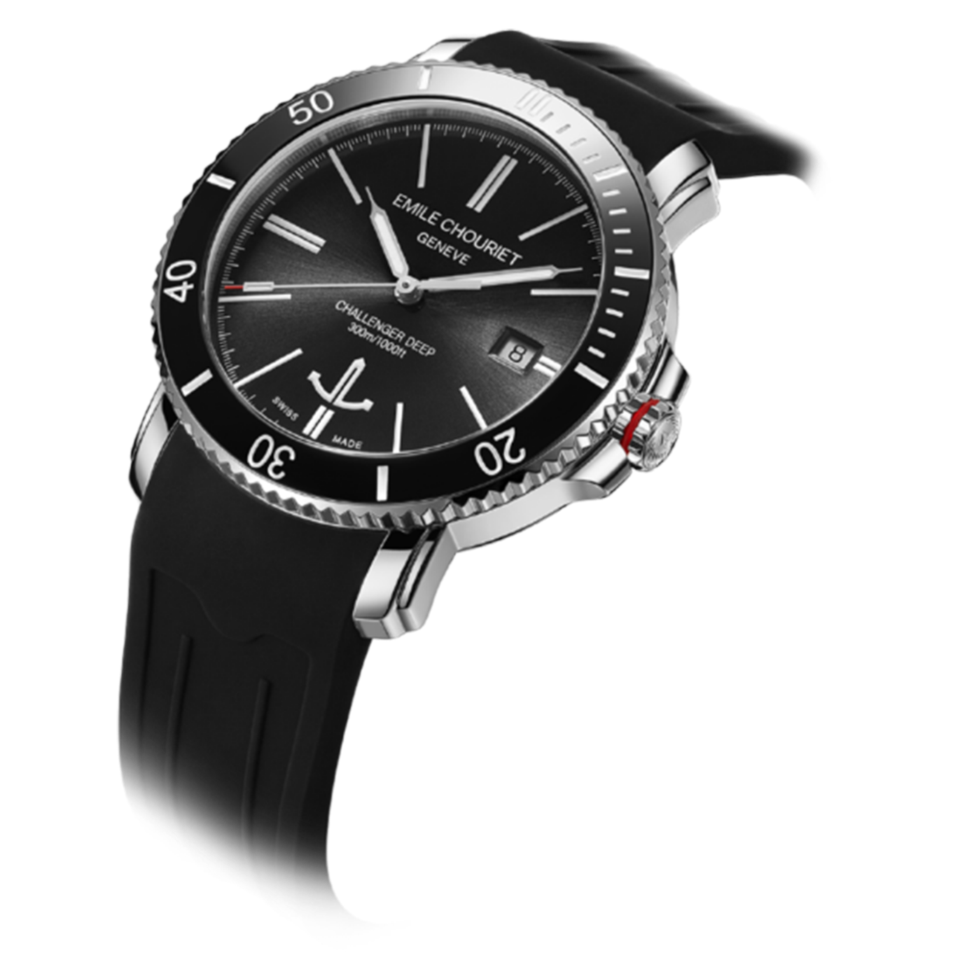 EMILE_CHOURIET_CHALLENGER_DEEP_BLACK__RUBBER_STRAP image