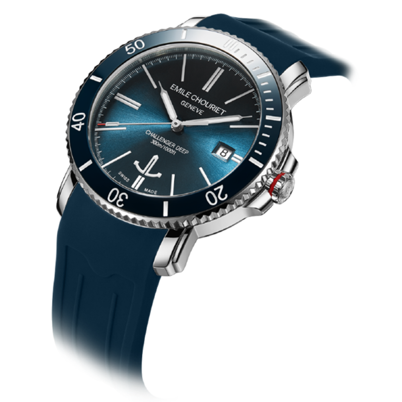 EMILE_CHOURIET_CHALLENGER_DEEP_BLUE__RUBBER_STRAP image