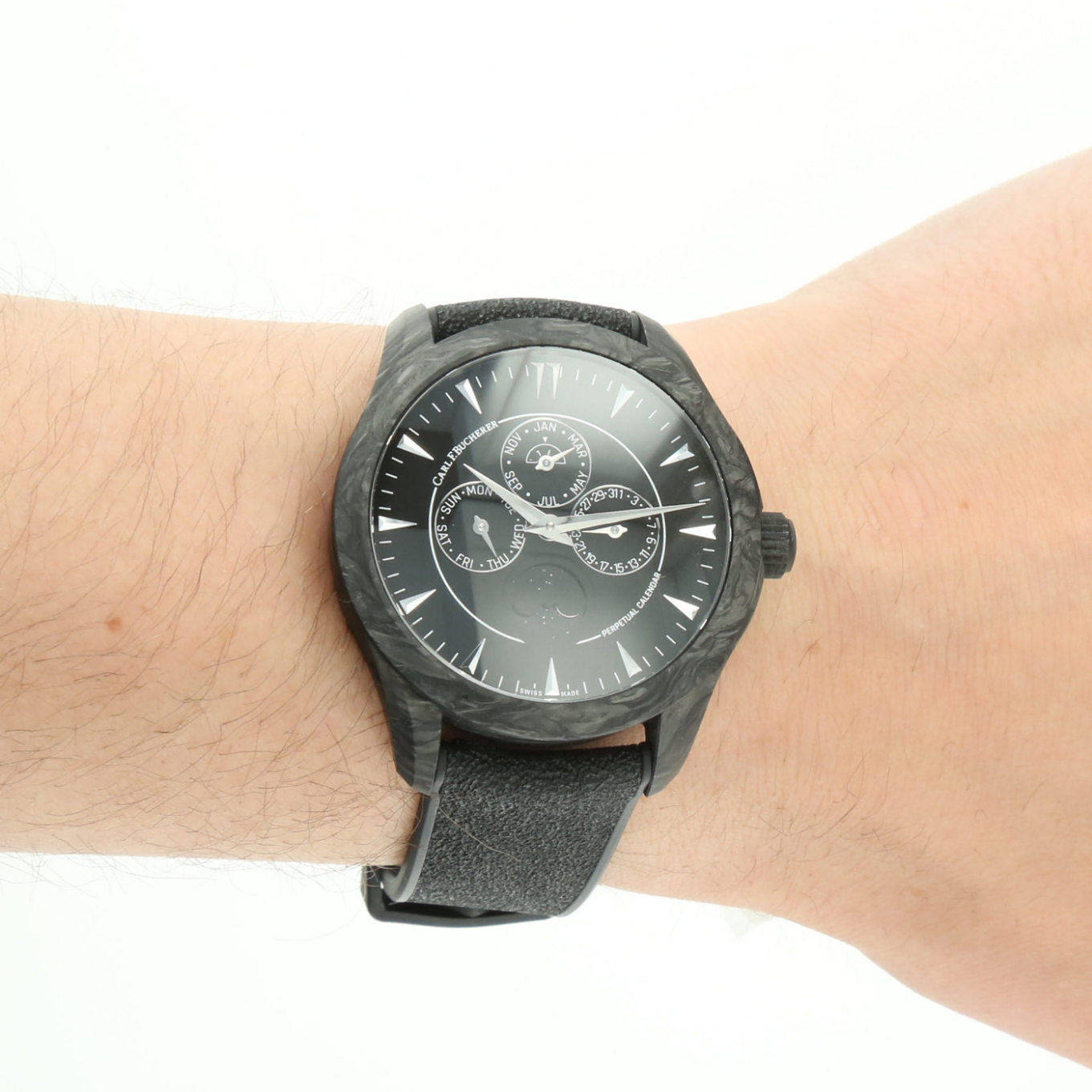 CARL_F._BUCHERER_MANERO_PERIPHERAL_PERPETUAL_CALENDAR_BLACK image