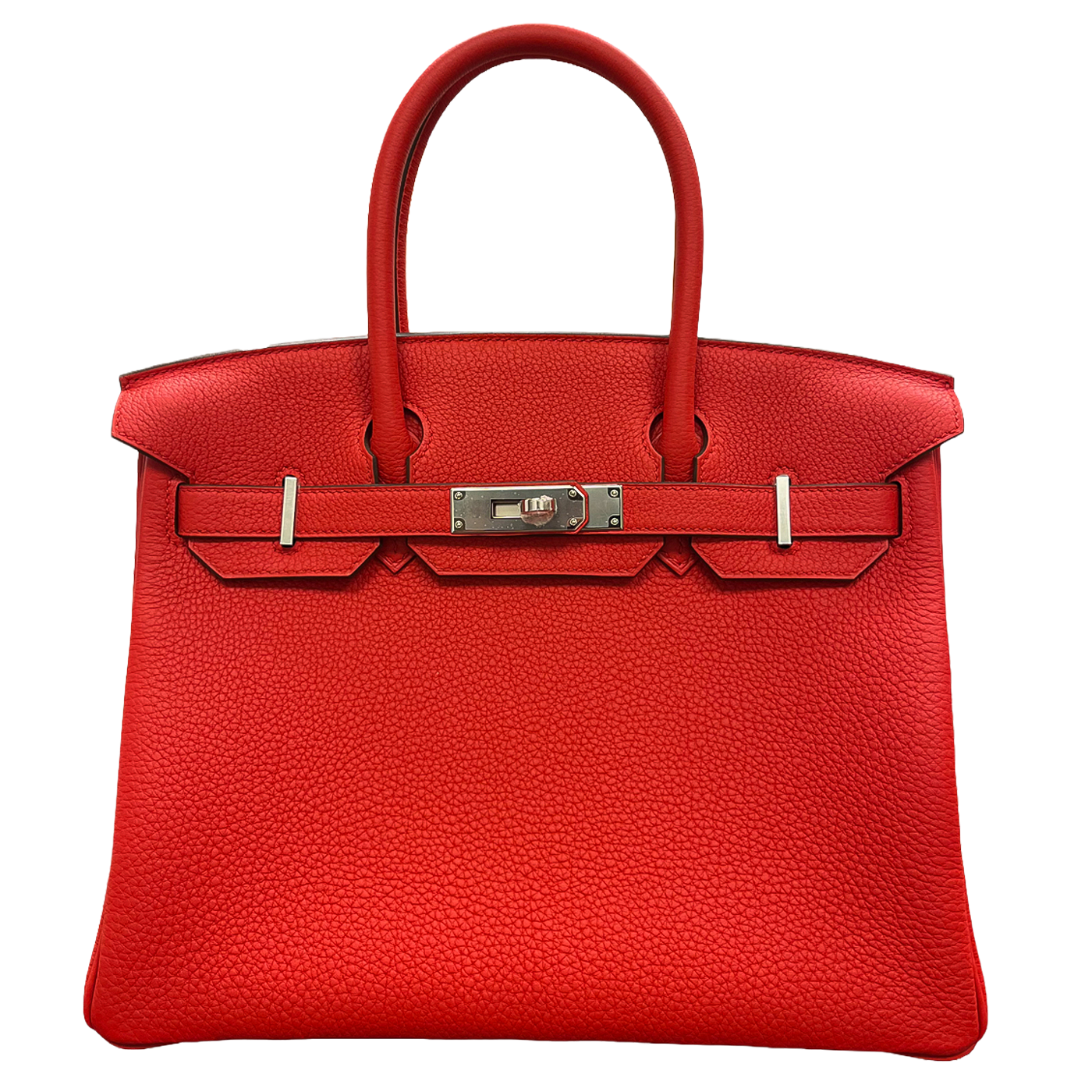 HERMÈS BIRKIN 30 VEAU TOGO ROUGE DE COEUR