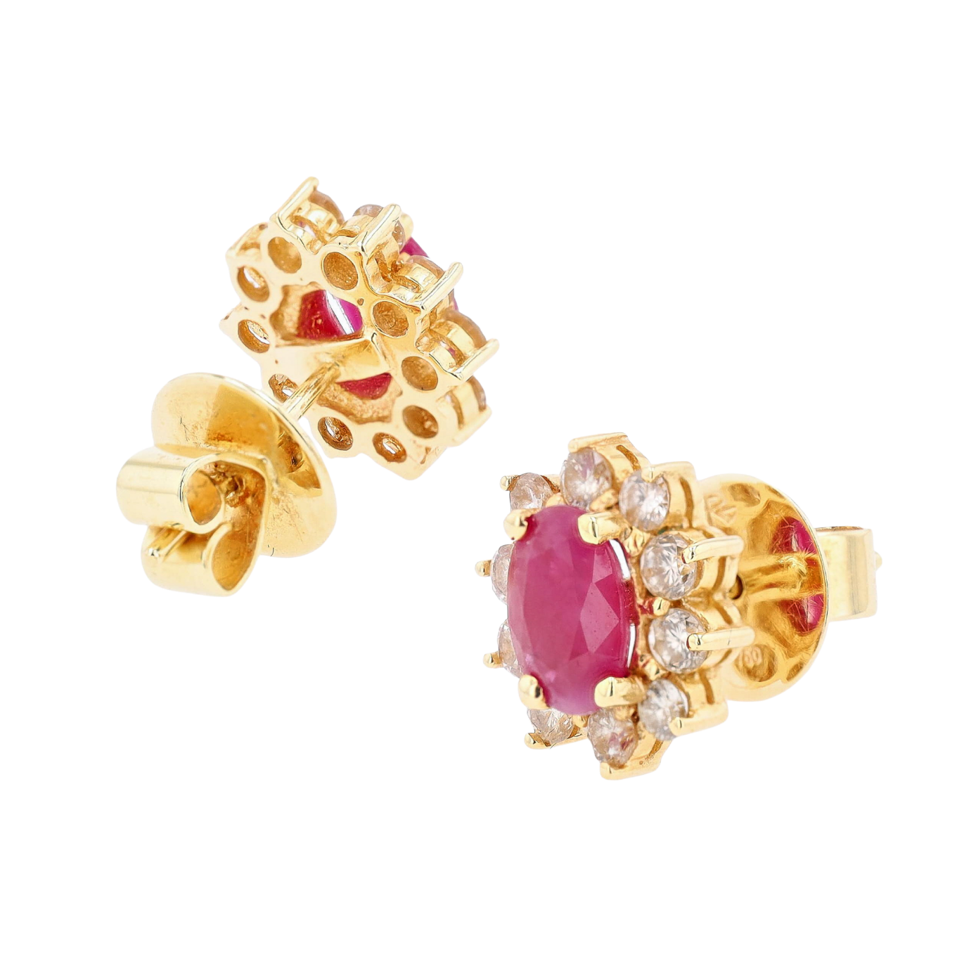 BOUCLES_D'OREILLES_MARGUERITE_RUBIS_2.20_CT image