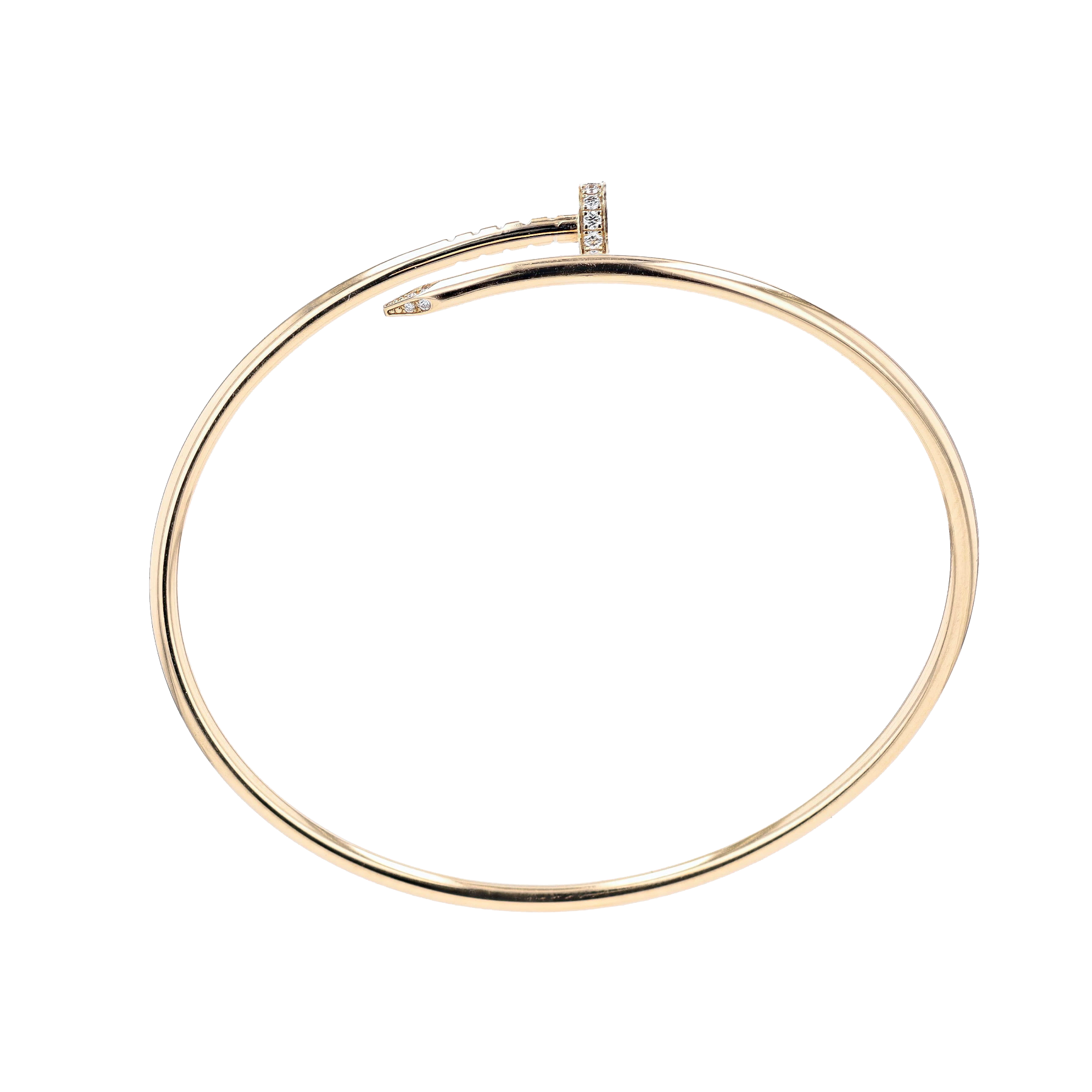 BRACELET CARTIER JUSTE UN CLOU DIAMANTS 0.18 CT