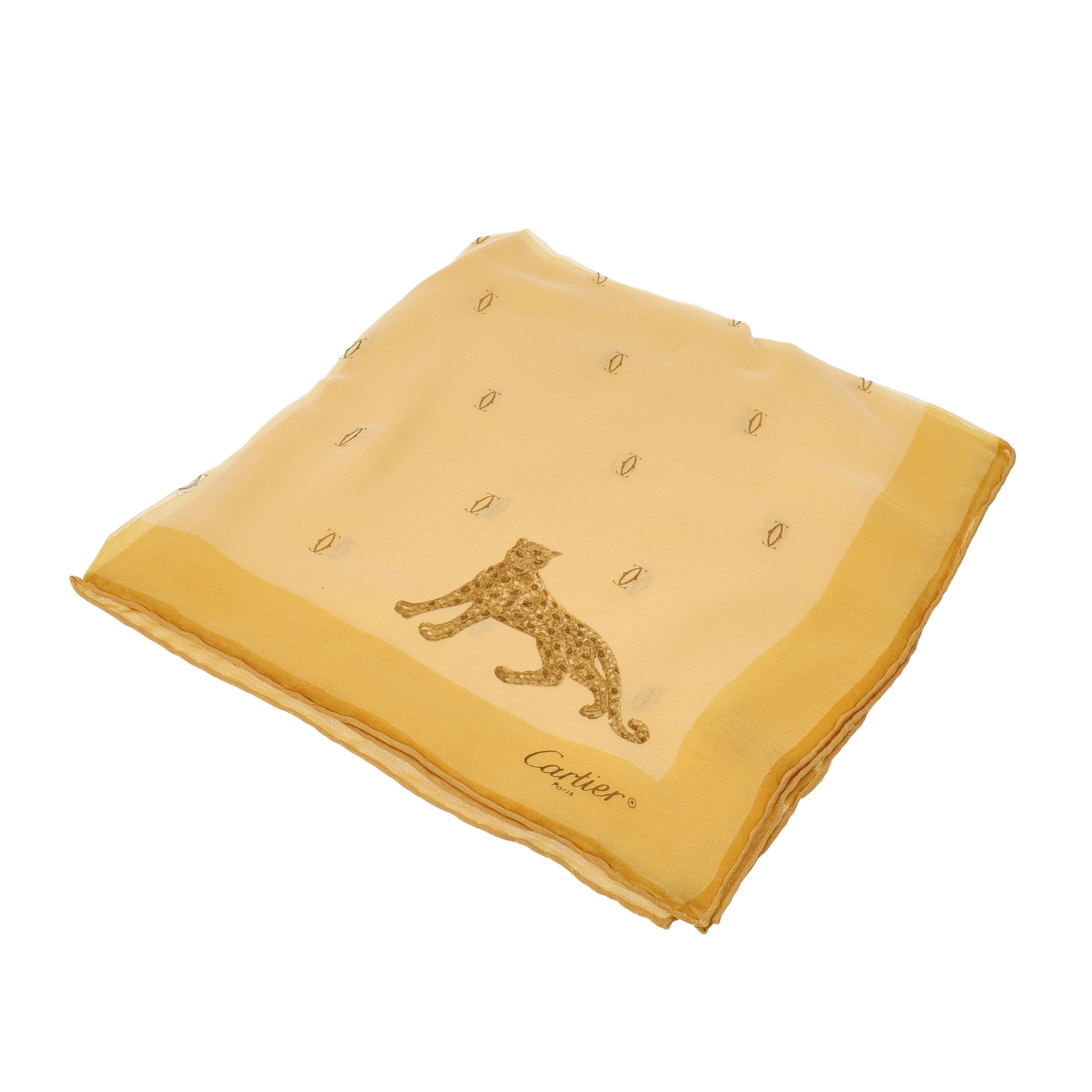 CARRÉ CARTIER SILK VAPOREUSE PANTHER