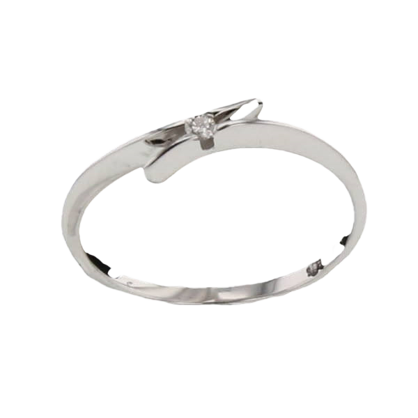 SOLITAIRE GOLD GRIS DIAMONDS 0.02 CARATS