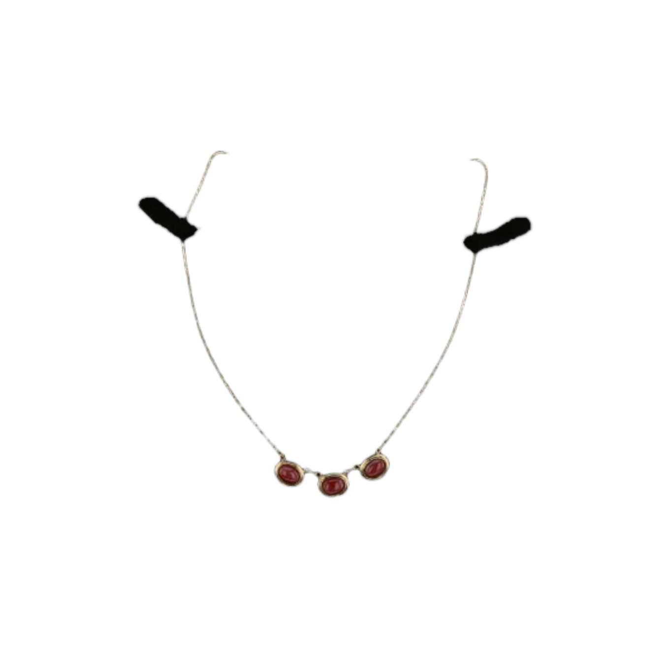 COLLIER_OR_JAUNE_3_AGATES_ROUGE image