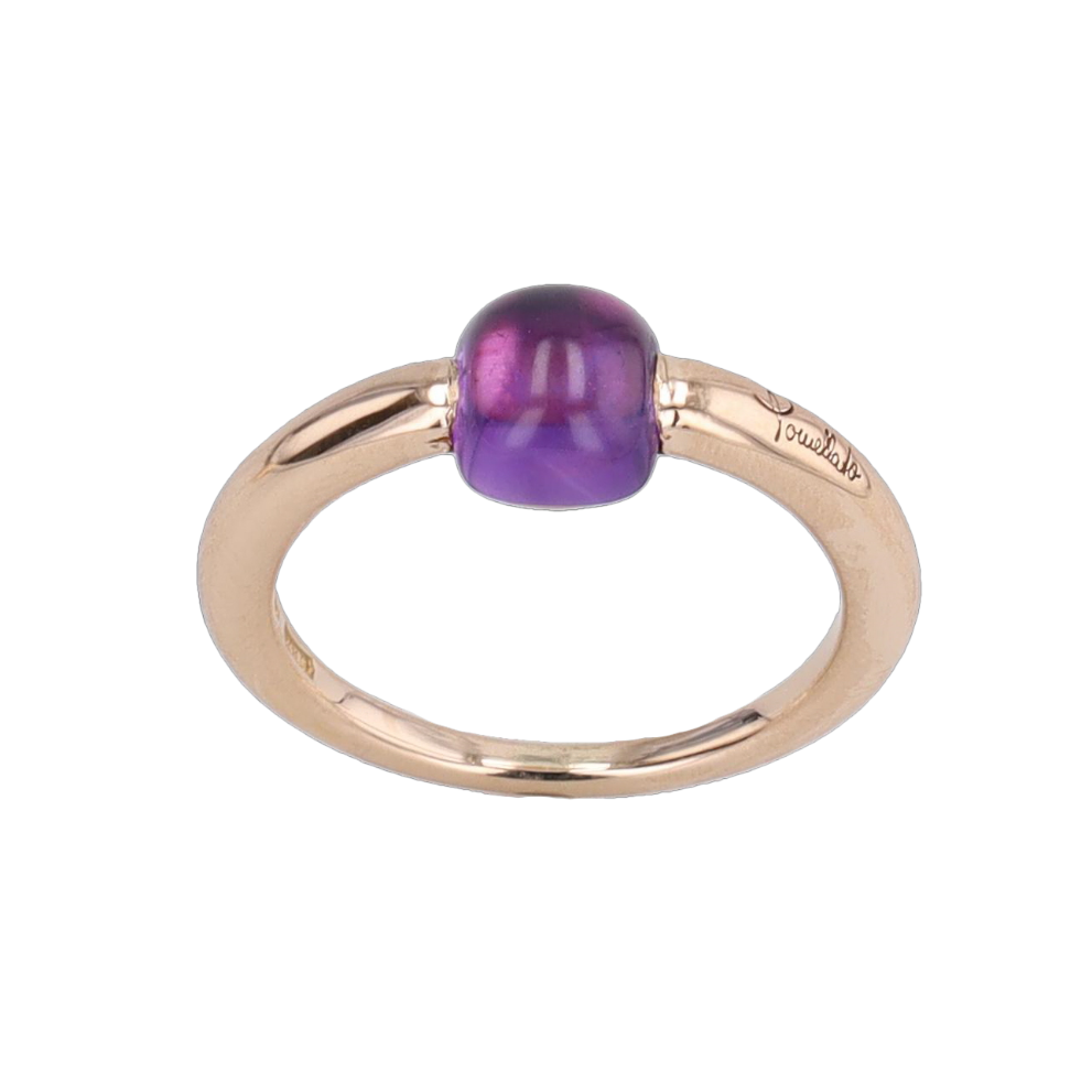 BAGUE_POMELLATO_EN_OR_ROSE_ET_AMETHYSTE image