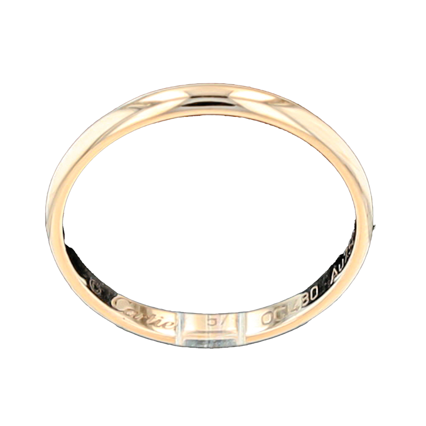 ALLIANCE CARTIER EN OR ROSE