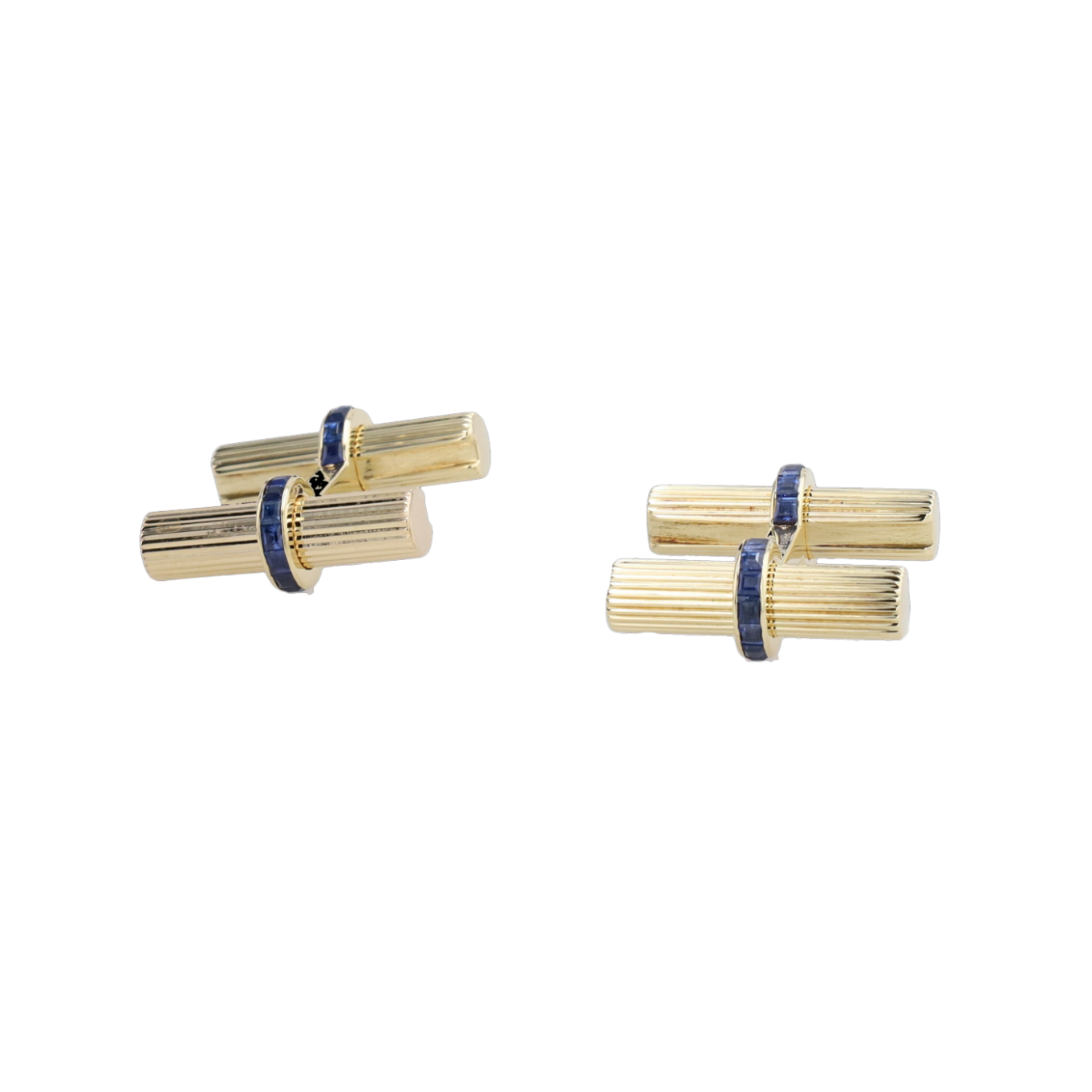 BOUTON_DE_MANCHETTE_VAN_CLEEF_&_ARPELS__OR_JAUNE_ET_SAPHIRS image
