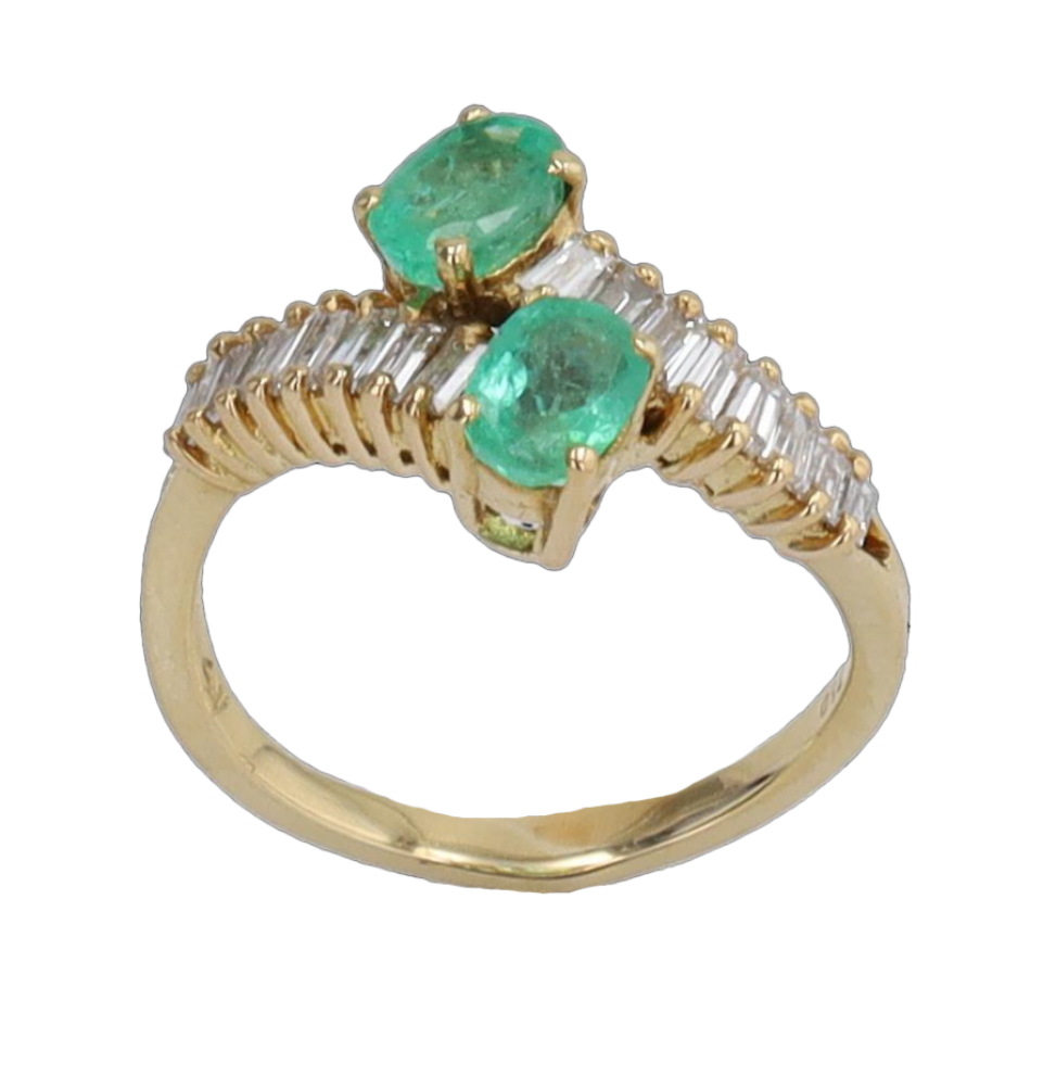 BAGUE_OR_JAUNE_EMERAUDES_ET_DIAMANTS image