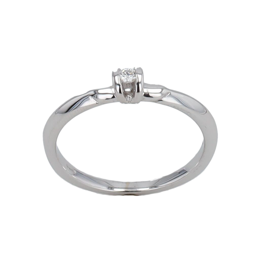 SOLITAIRE DIAMOND RING 0.04 CT