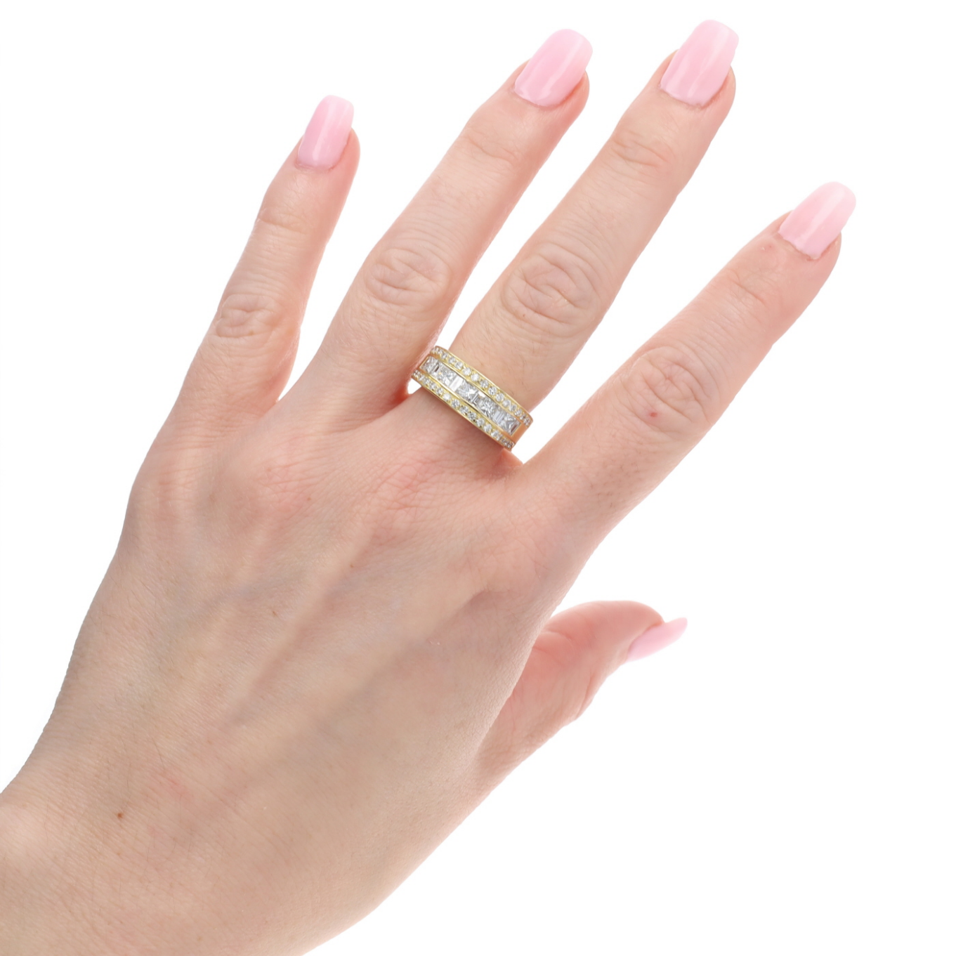 BAGUE_BANDEAU_DIAMANTS_1.35_CT image