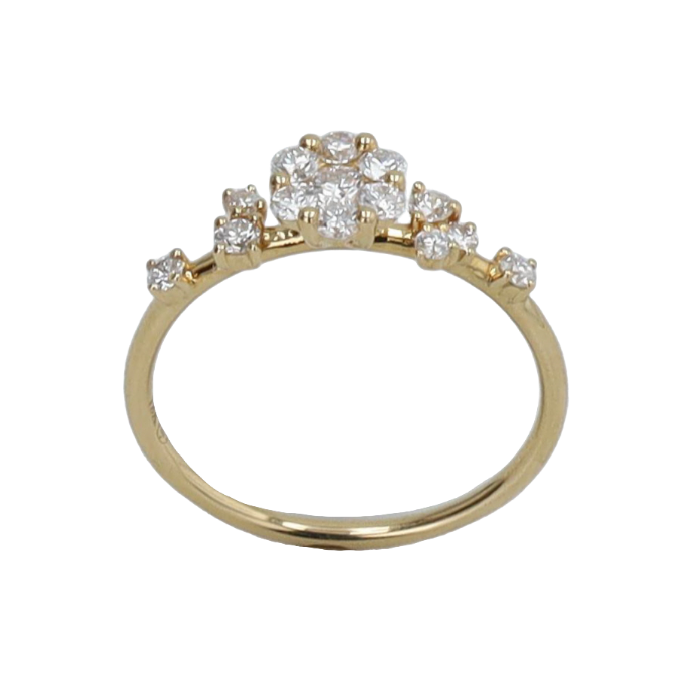 BAGUE_GRAPPE_ASYMETRIQUE_DIAMANTS_0.35_CT image
