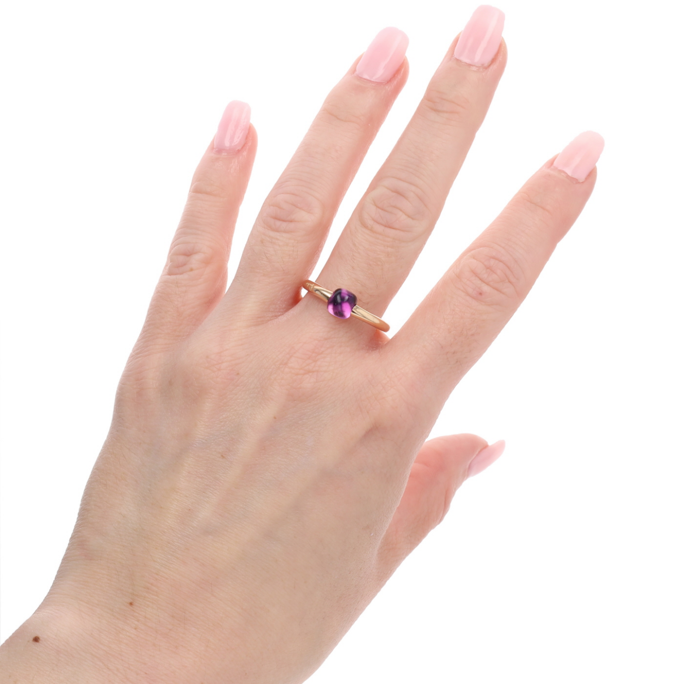 BAGUE_POMELLATO_M'AMA_NON_M'AMA_AMETHYSTE_1.30_CT image