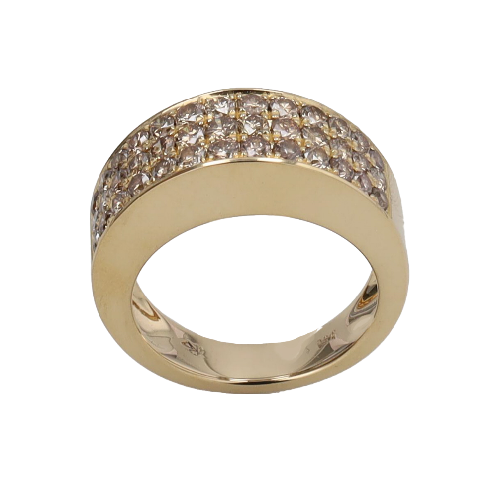 BAGUE_DOME_DIAMANTS_BRUNS_1.37_CT image