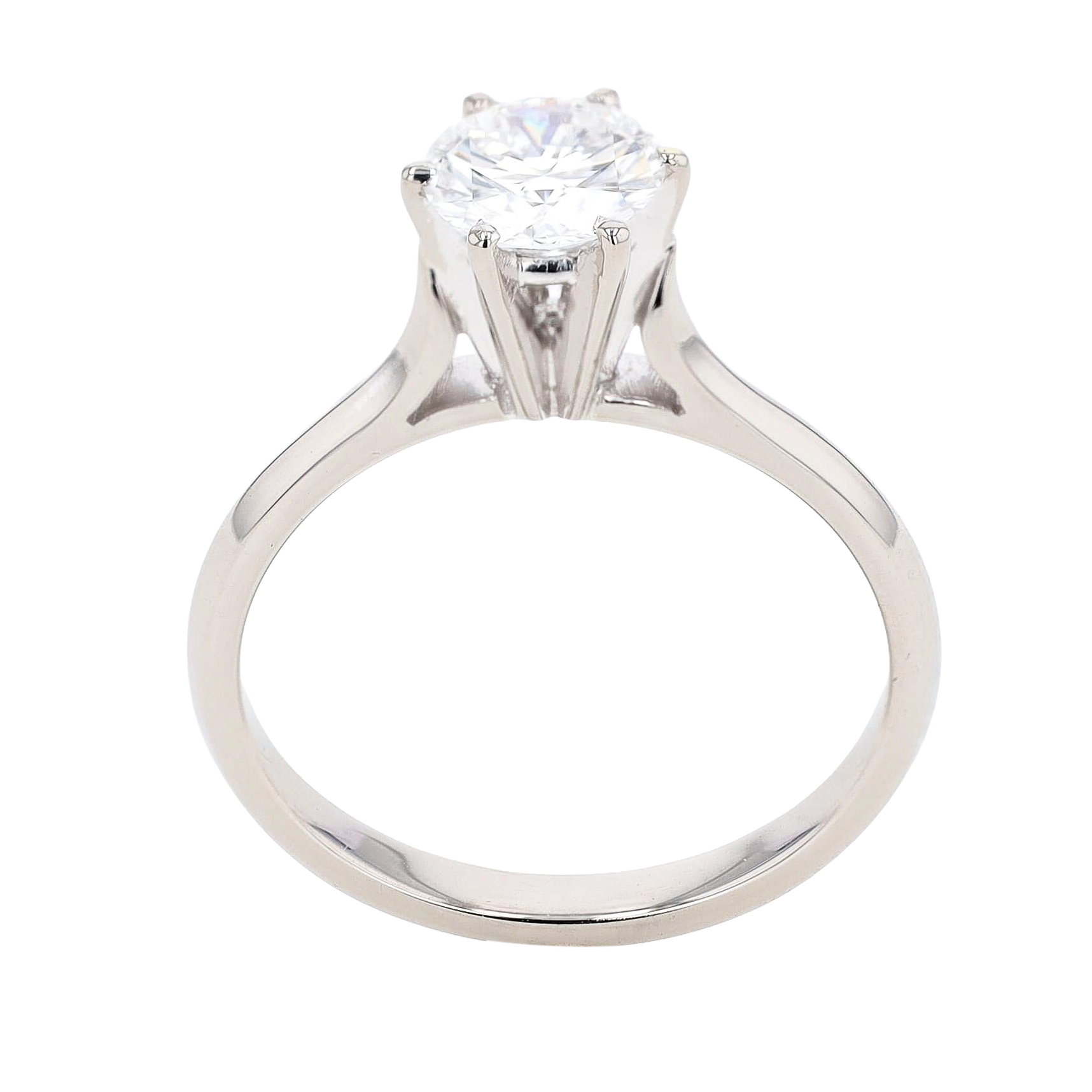 CLASSIC SOLITAIRE DIAMOND RING 0.80 CT